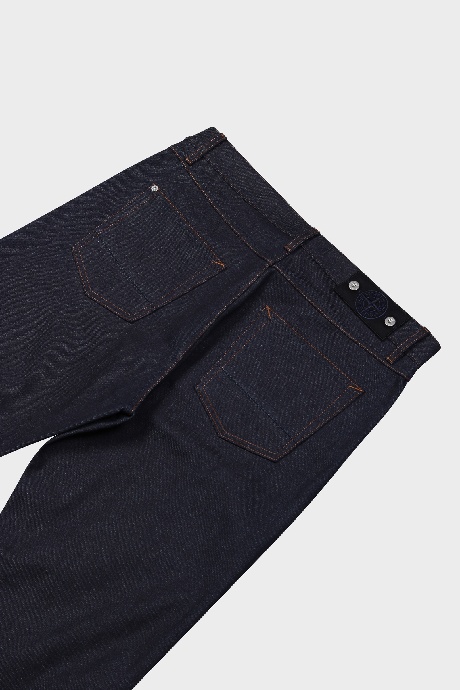 STONE ISLAND Straight Fit Jeans in Raw Indigo