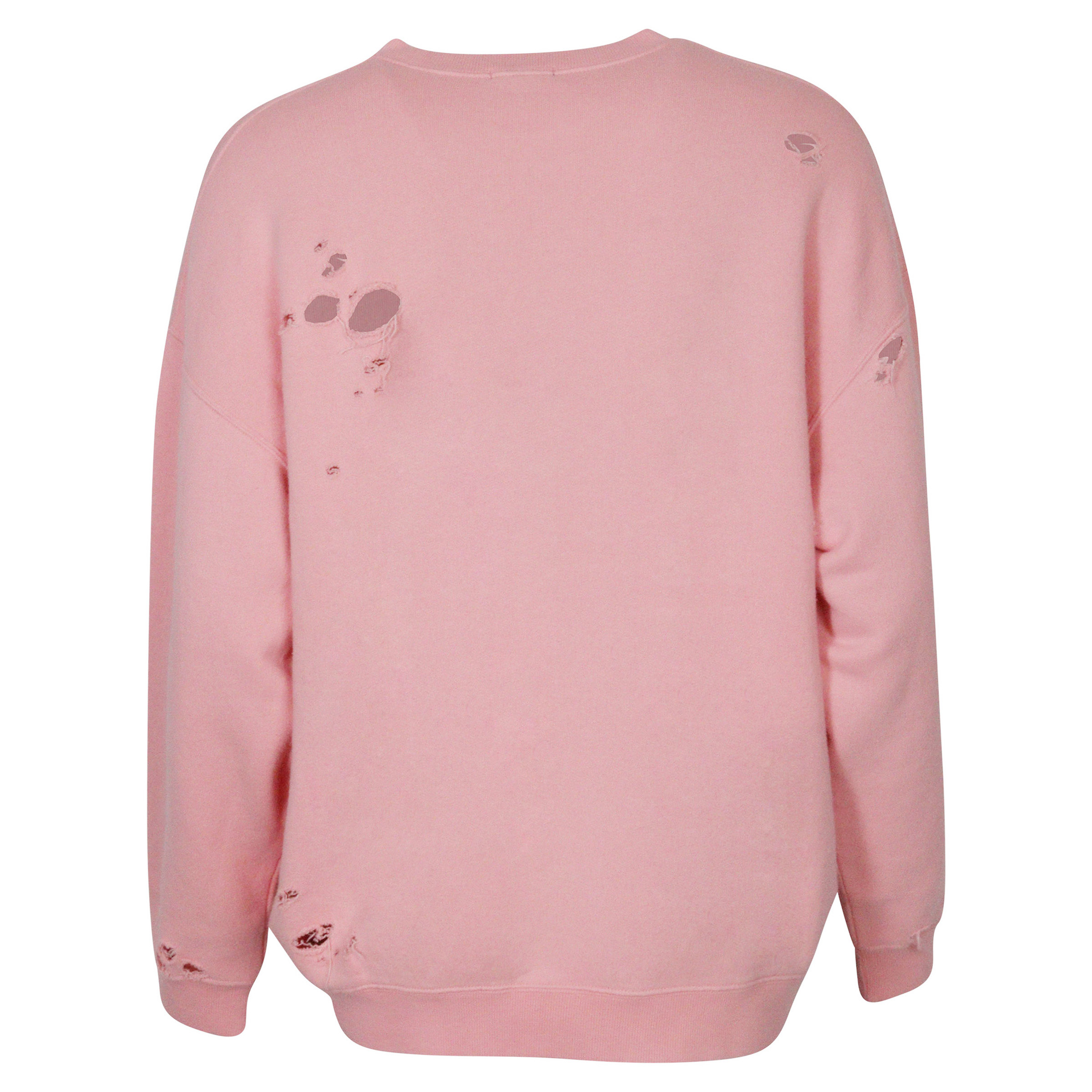 R13 Oversized Sweatshirt Pink Printed