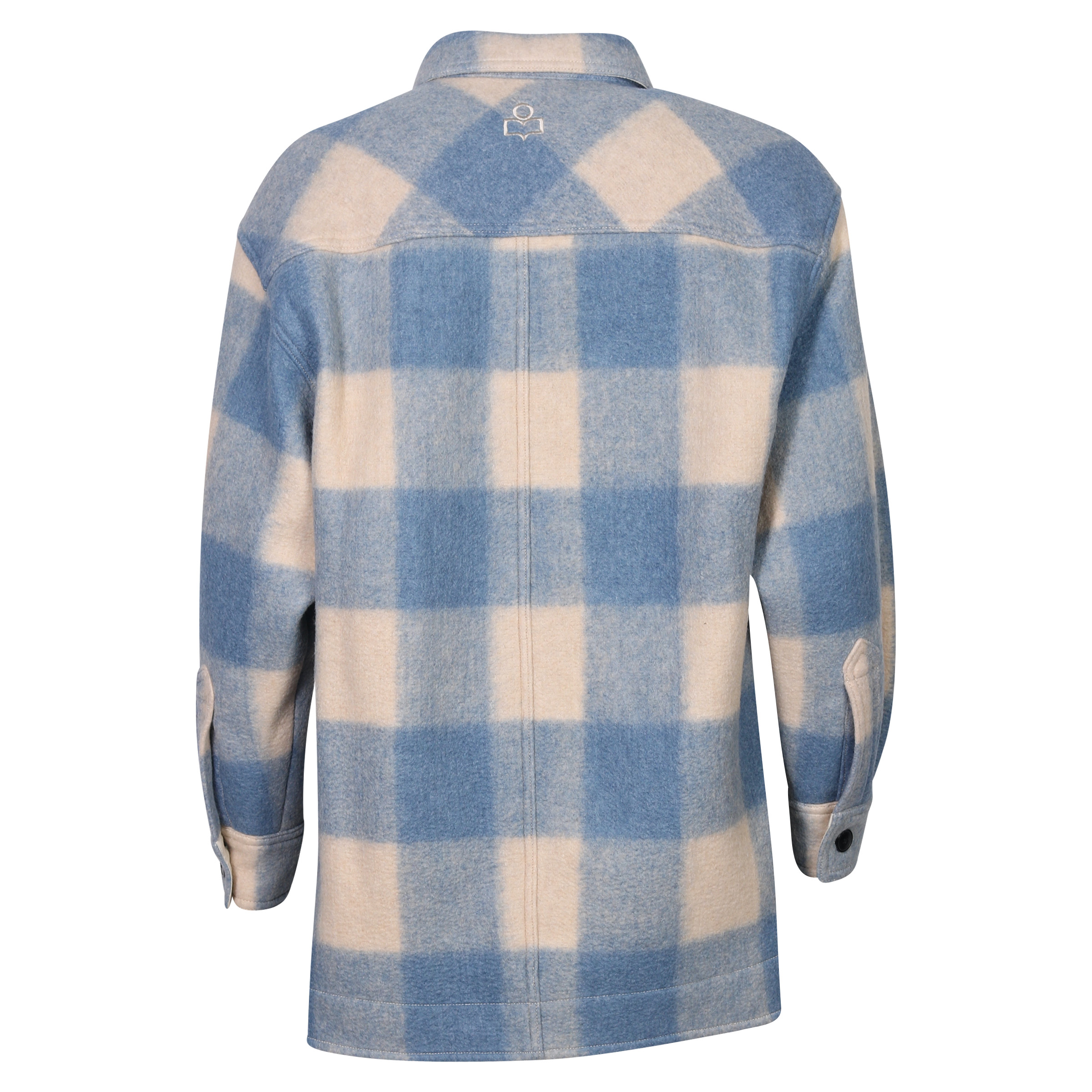 Isabel Marant Étoile Check Overshirt Harveli Light Blue