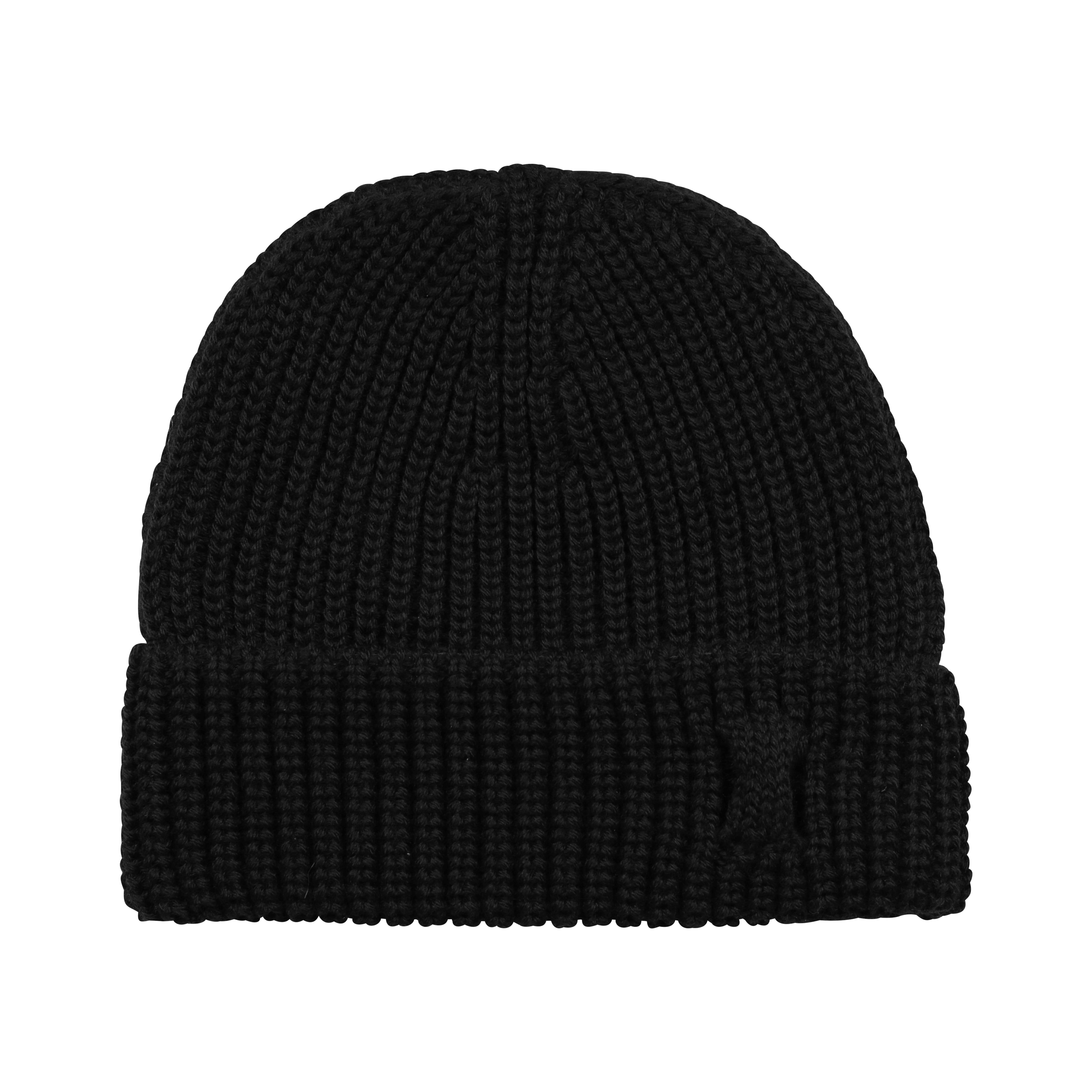 Hannes Roether Knit Beanie in Black