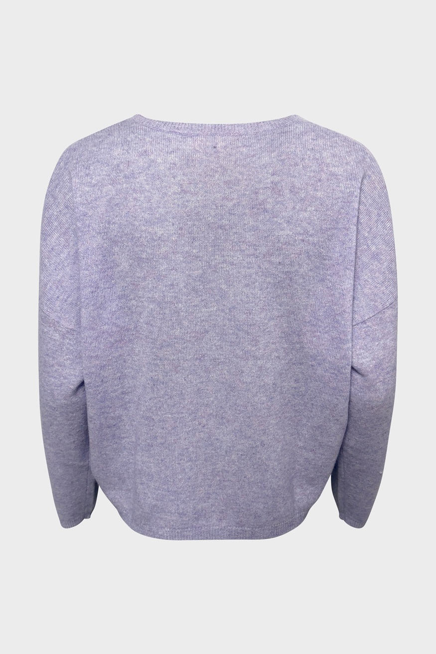 ABSOLUT CASHMERE Round Sweater in Orchid