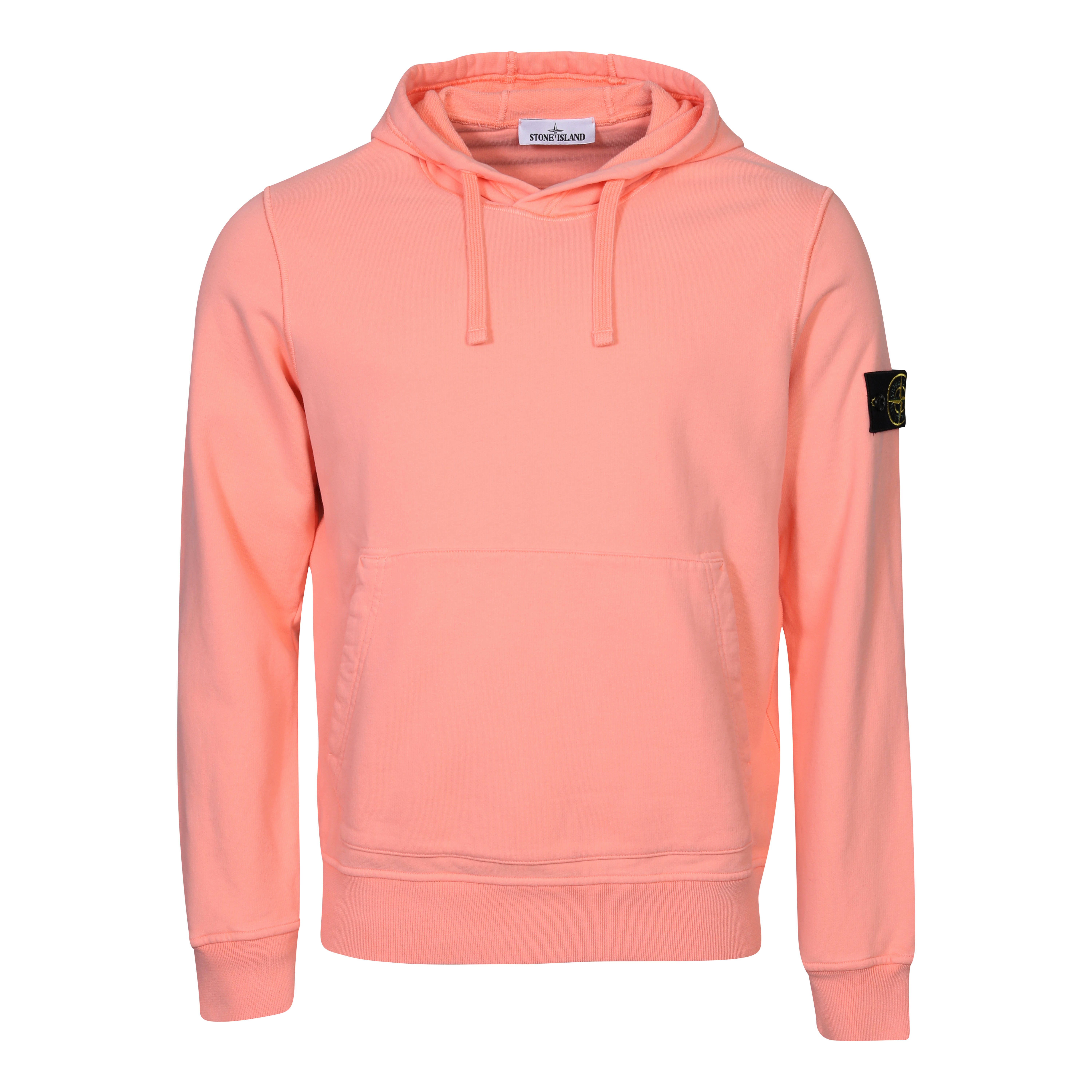 Stone Island Hoodie in Coral