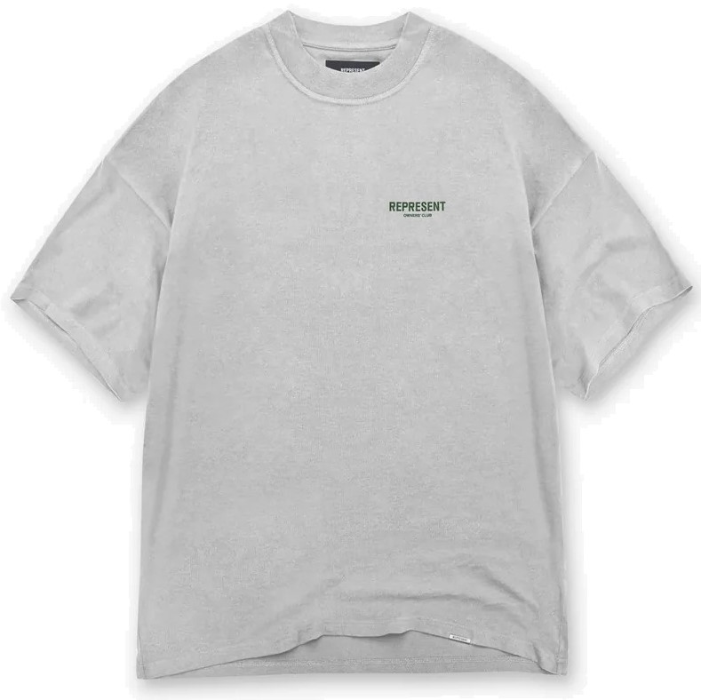 Represent Owners Club T-Shirt in Light Grey Melange 2XL