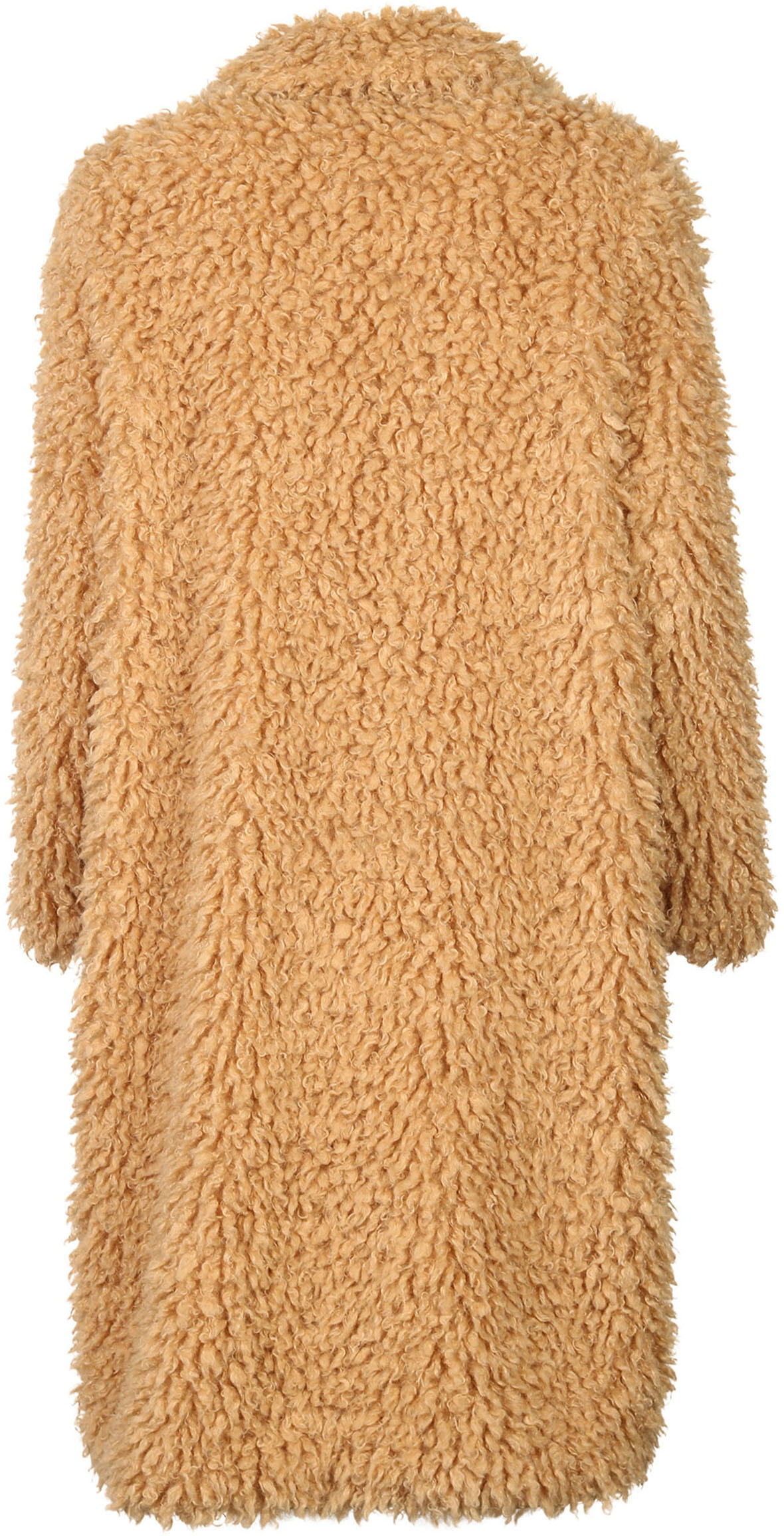 Stand Studio Fake Fur Coat Taylor Camel