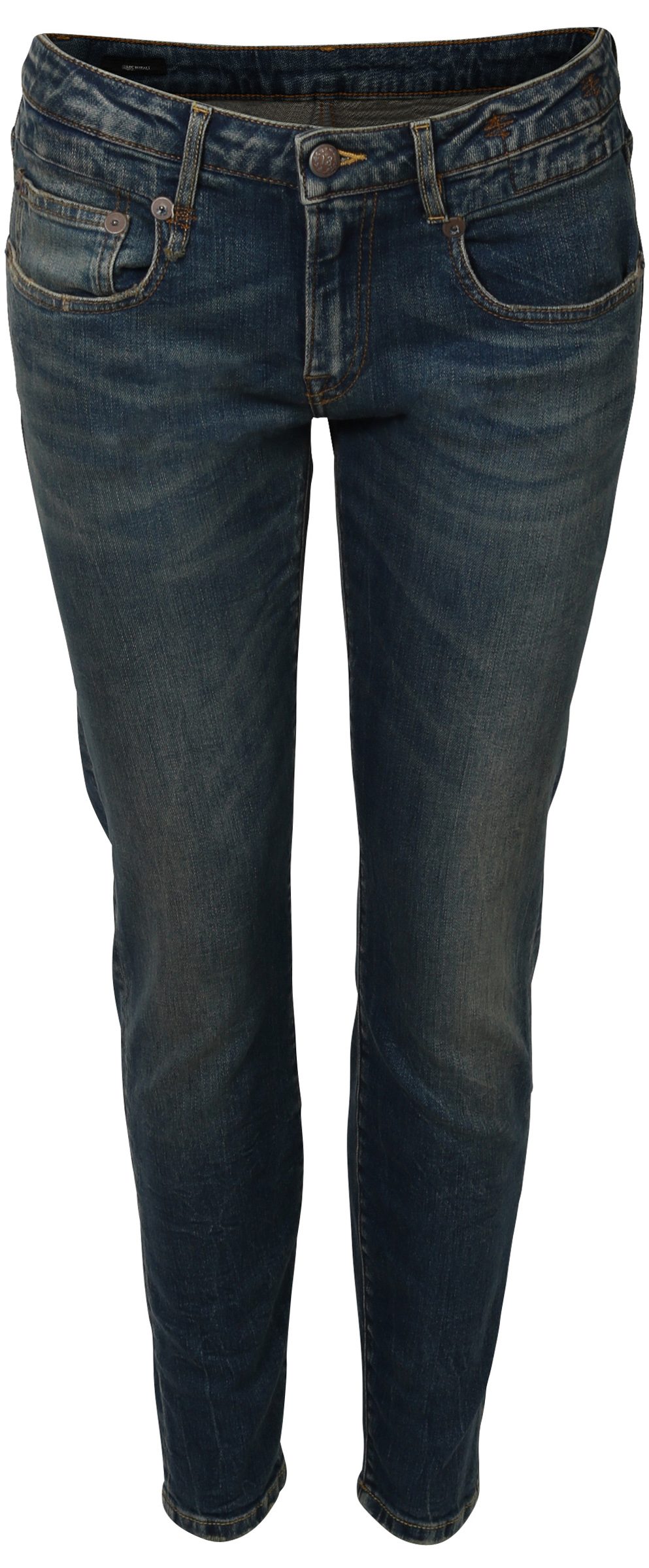 R13 Boy Skinny Jeans Mid Blue