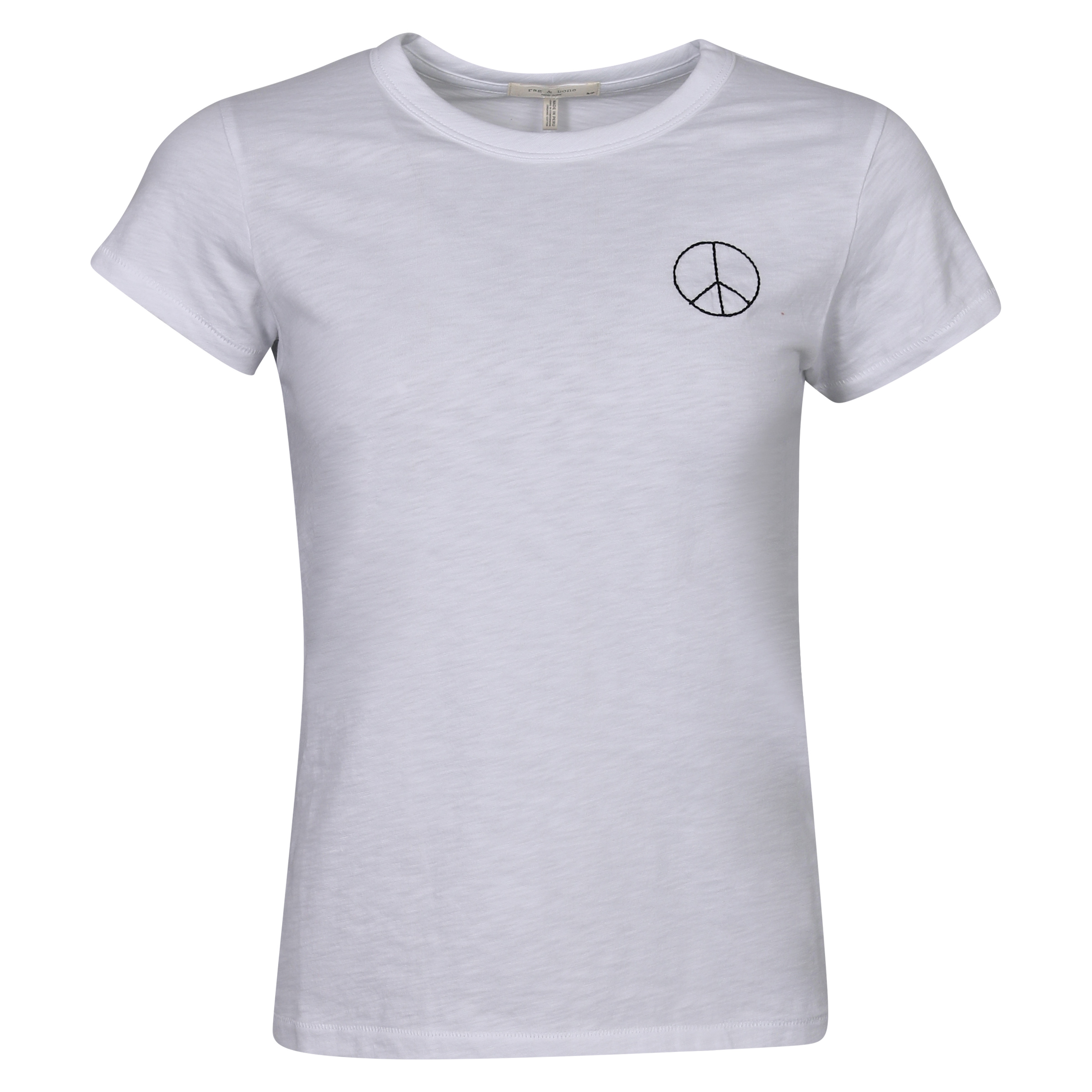 Rag & Bone Peace Sign Tee White/Black