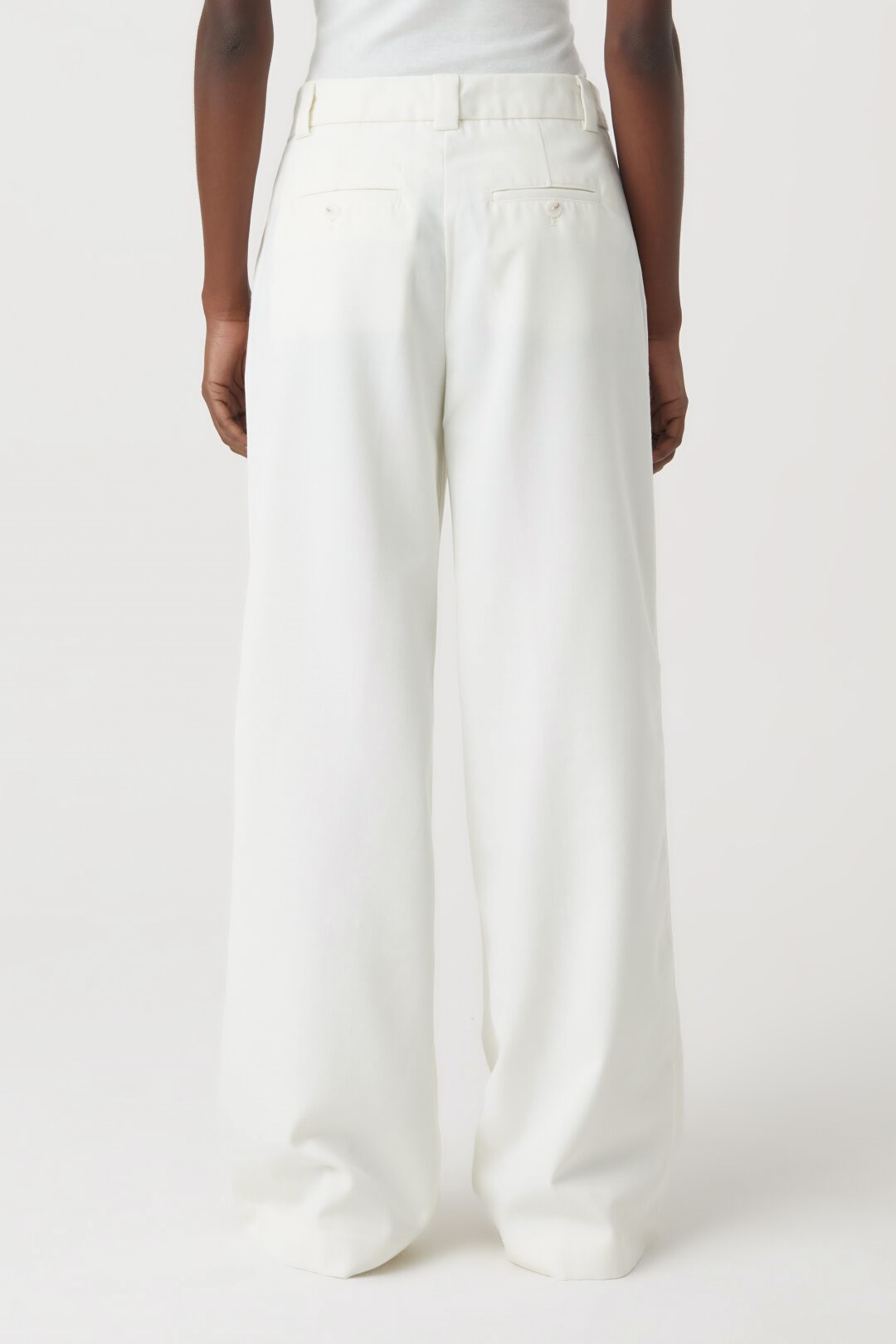 CLOSED Brooks Wide Leg Trouser in Ivory