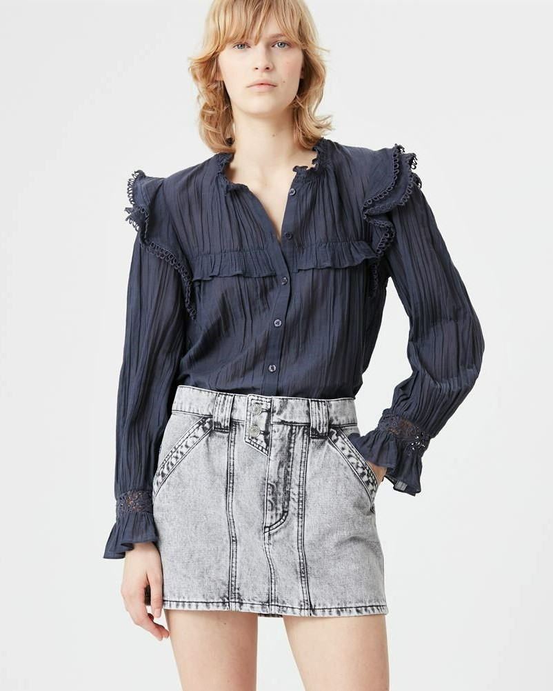 Isabel Marant Étoile Gilatedy Top in Faded Night