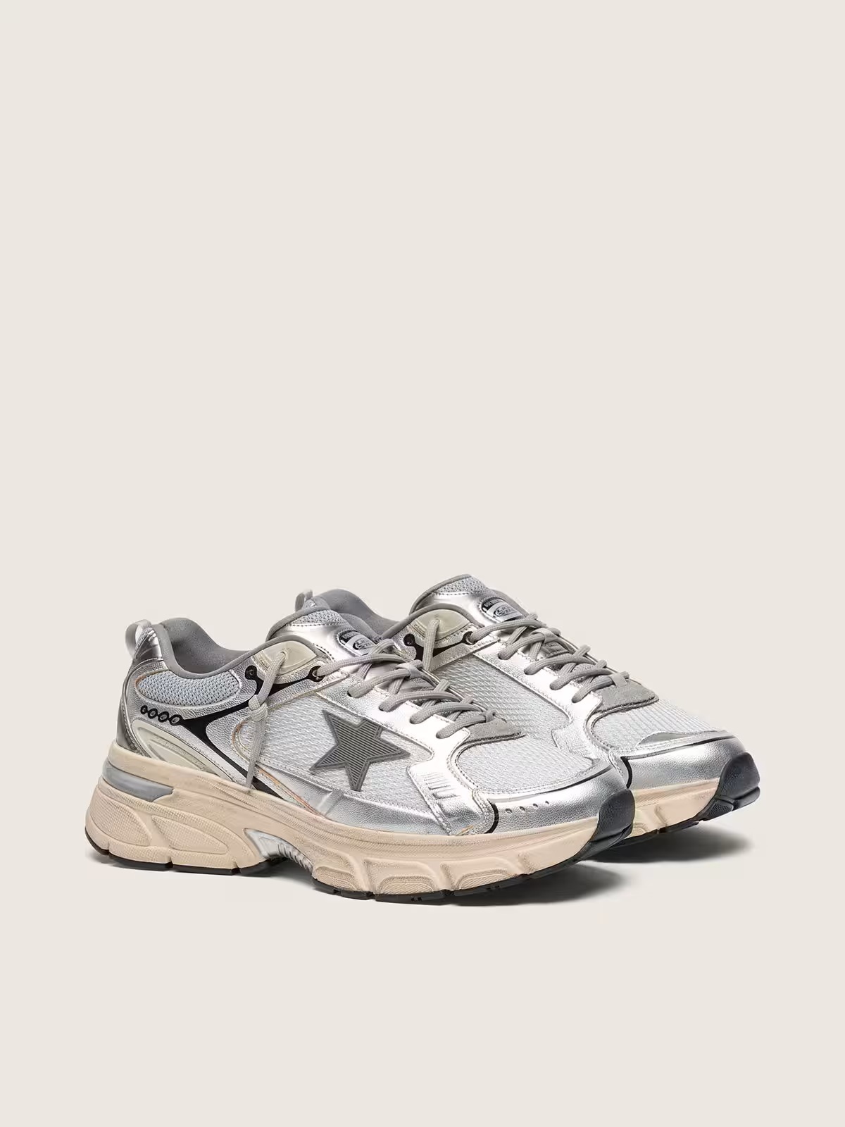 GOLDEN GOOSE Lightstar in Silver