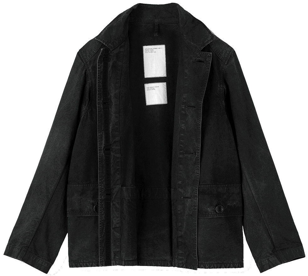 APPLIED ART FORMS Chore Jacket in Black