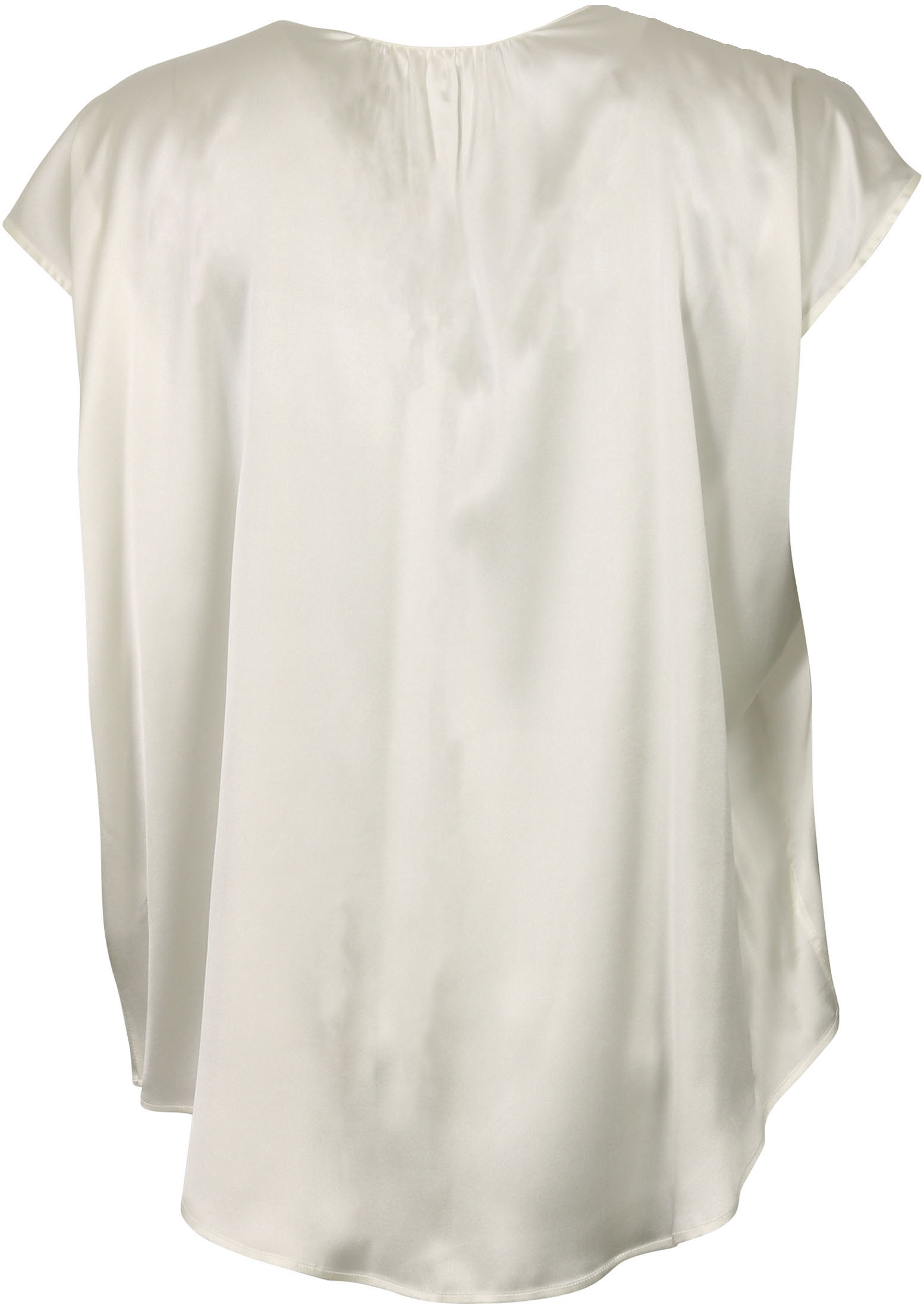 Sophie Silk Blouse Maxi Offwhite M