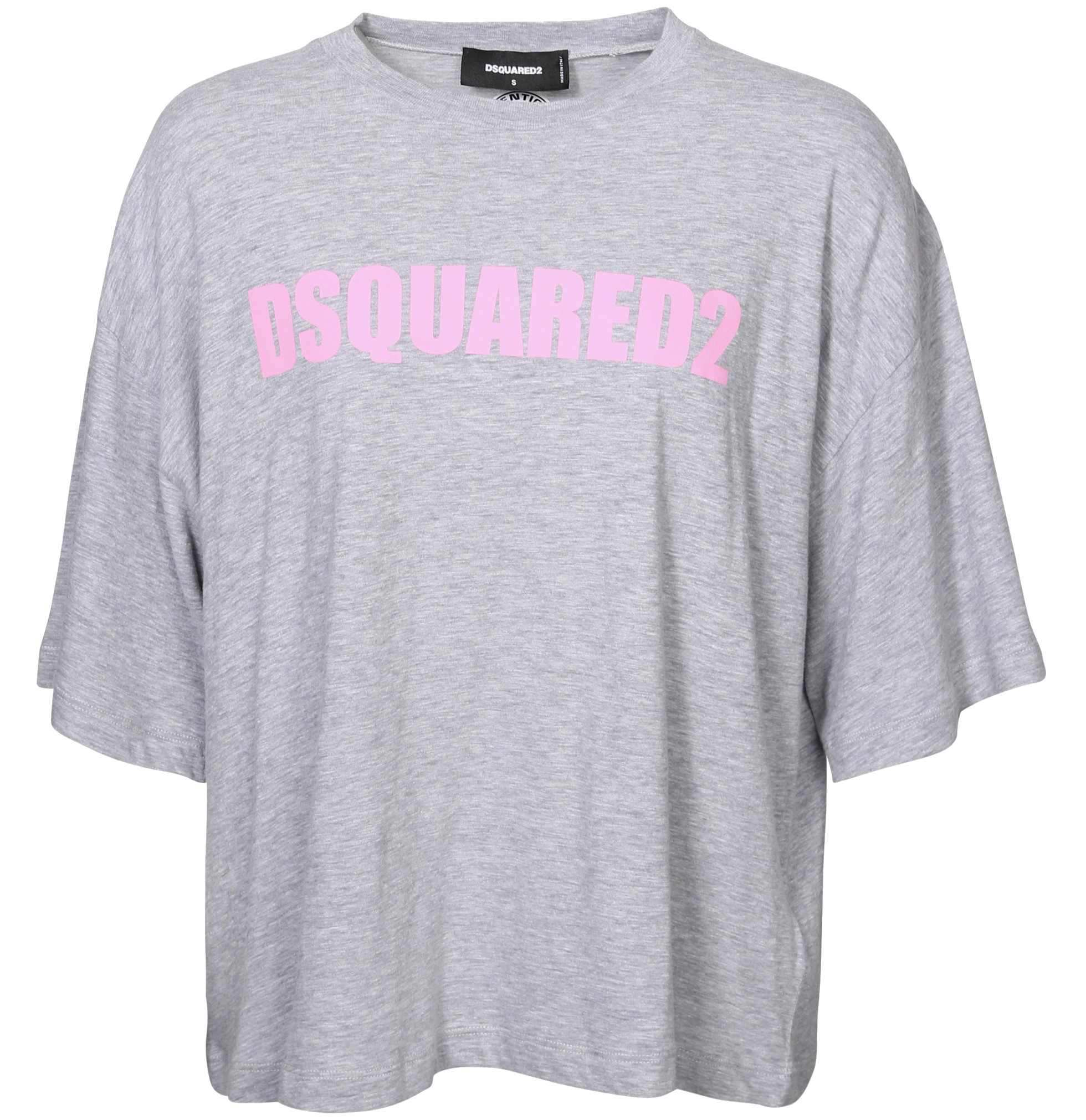 DSQUARED2 Oversize T-Shirt in Grey Melange DSQUARED2 Oversize T-Shirt in Grey Melange