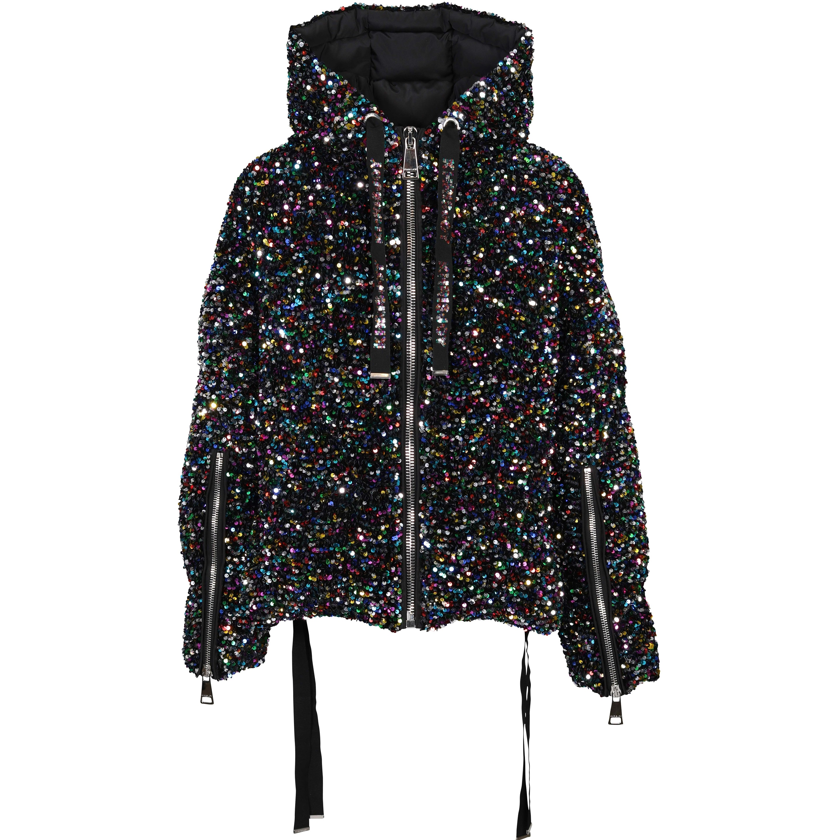 Khrisjoy Iconic Puffer Jacket Paillettes X Aureta