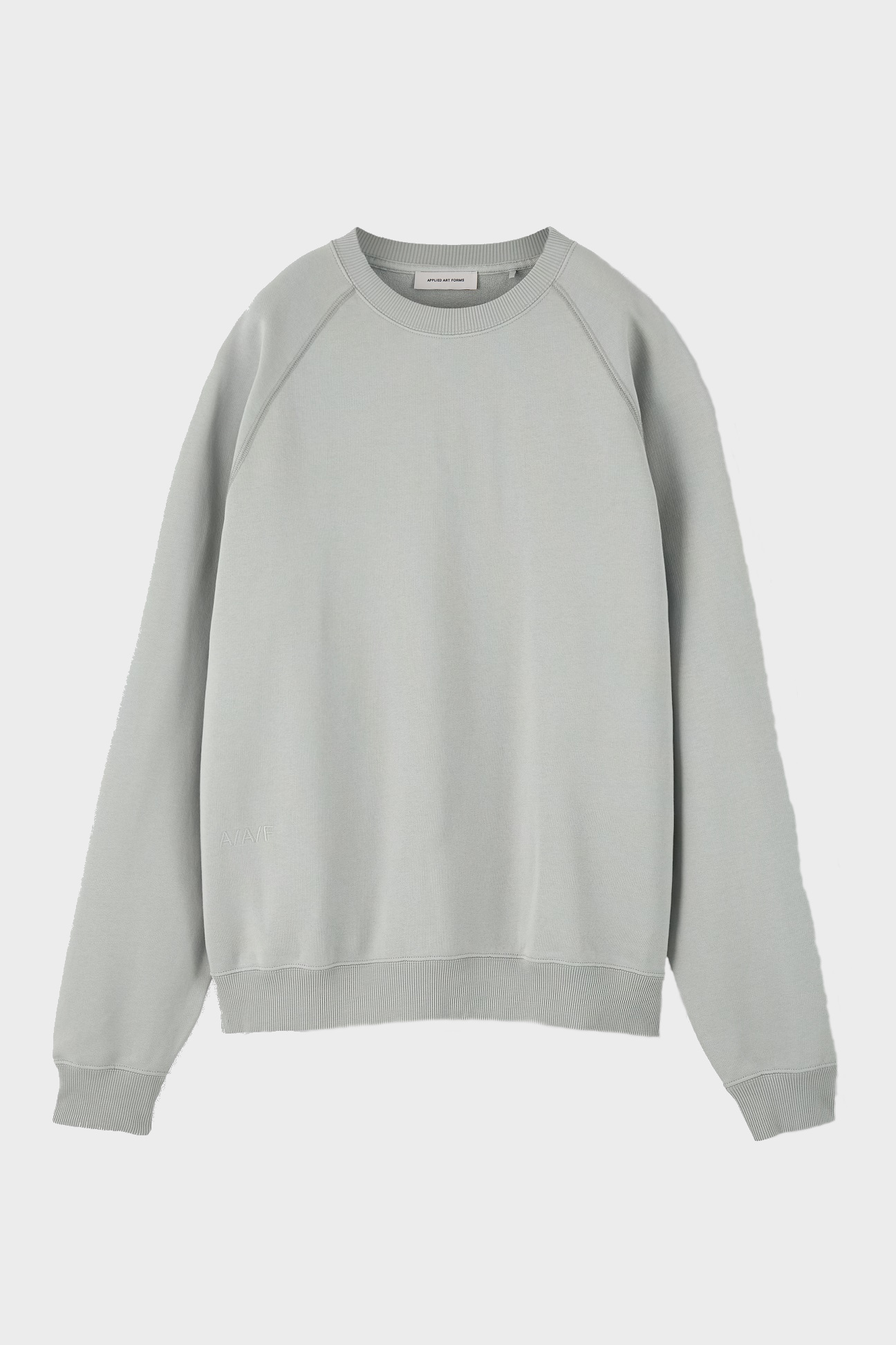 APPLIED ART FORMS Raglan Sweater in Ghost Grey