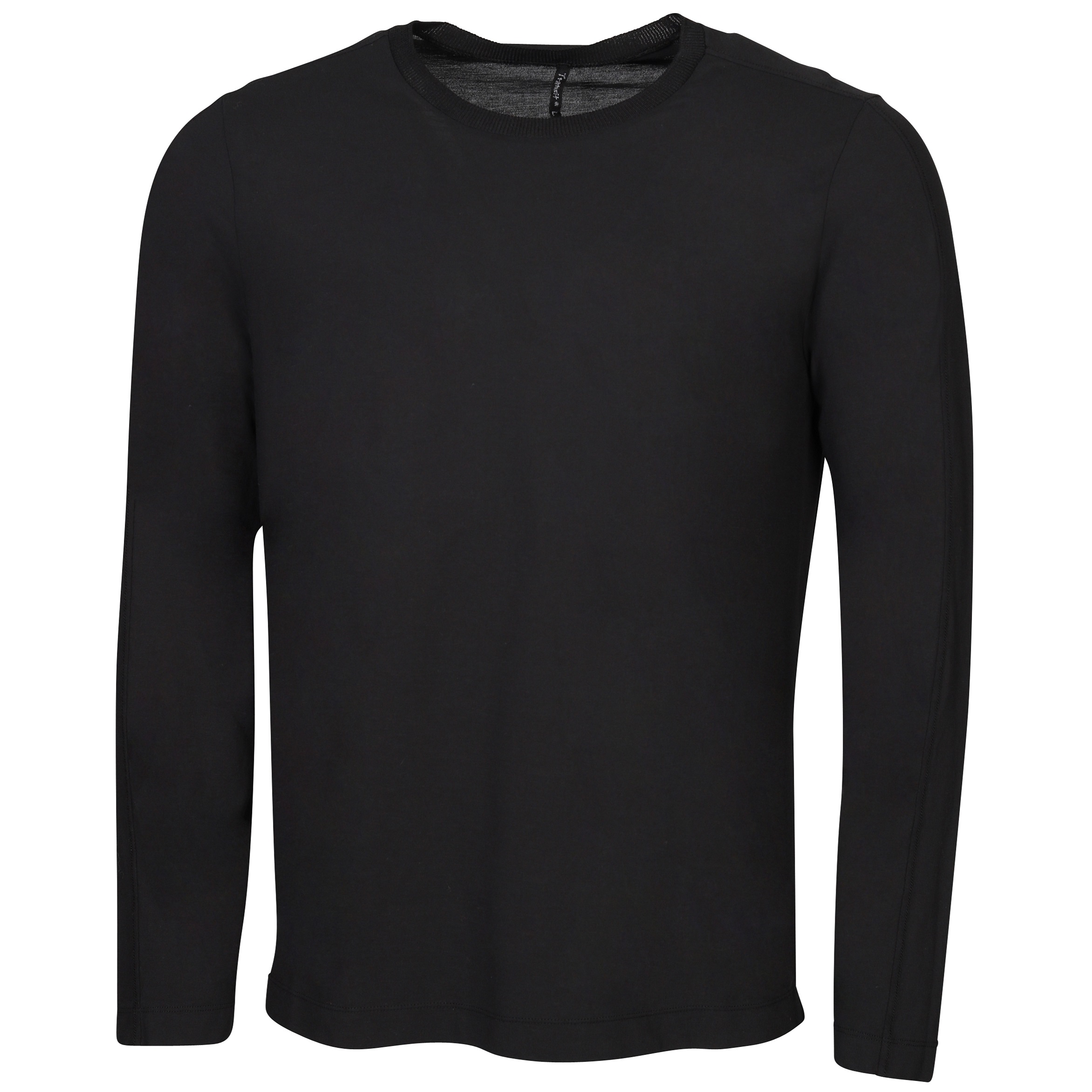 TRANSIT UOMO Light Cotton Longsleeve in Black 3XL