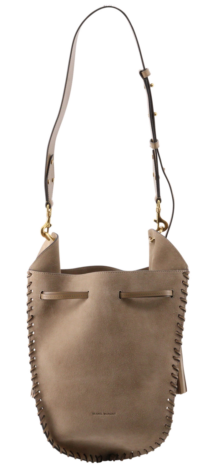 Isabel Marant Bag Taj Bandouliere Beige Suede