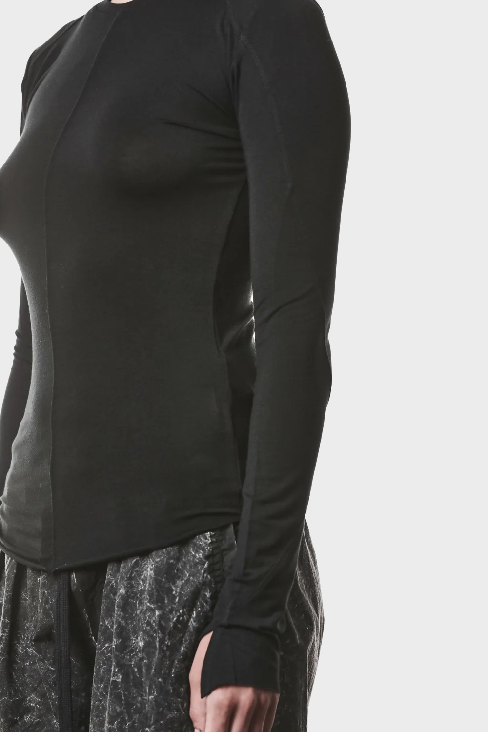 THOM KROM Longsleeve in Black