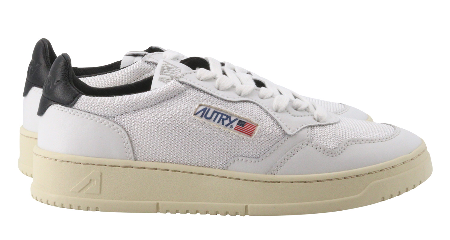 Autry Action Shoes Vintage Sneaker Leather/Kevlar White Black