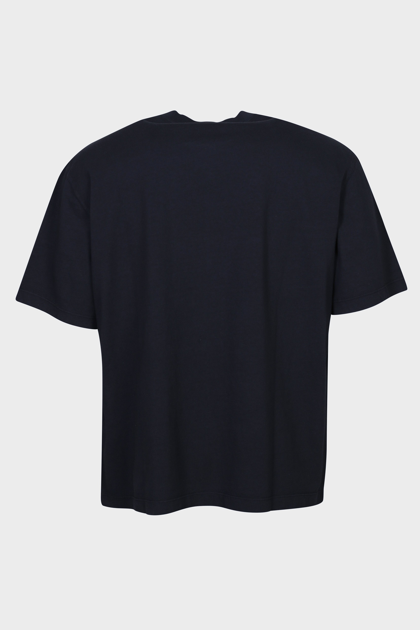 STONE ISLAND Loose Fit Logo T-Shirt in Dark Navy