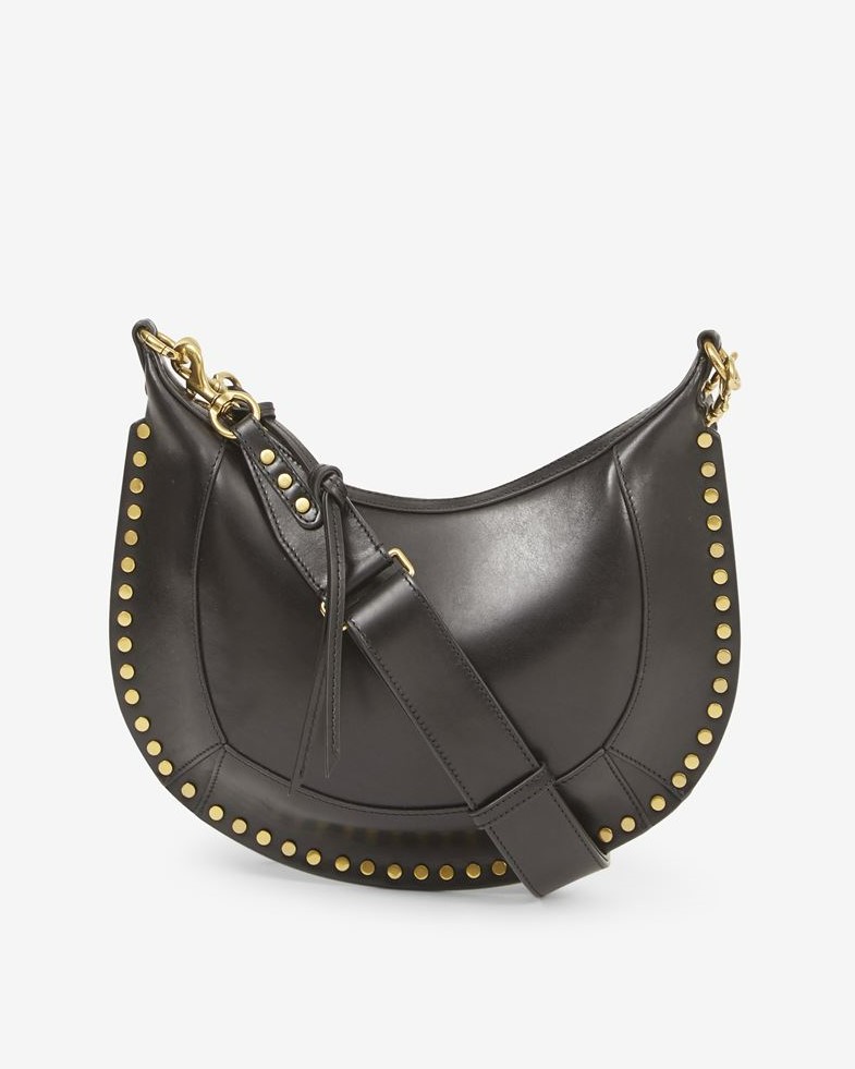 Isabel Marant Naoko Shoulder Bag in Black With Studs