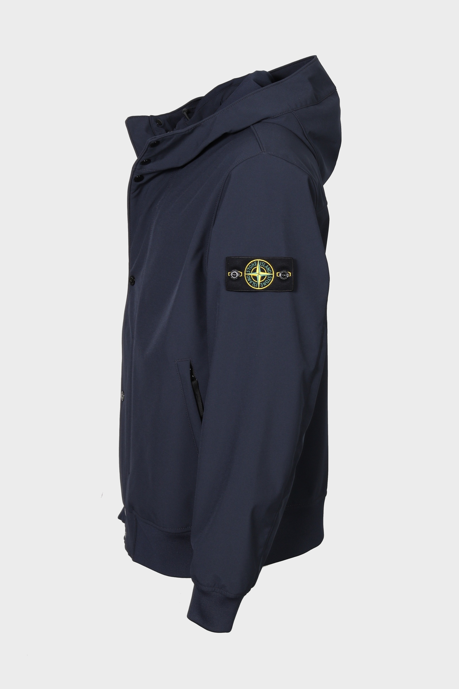 STONE ISLAND Light Soft Shell-R e.dye® Technology Jacket in Navy