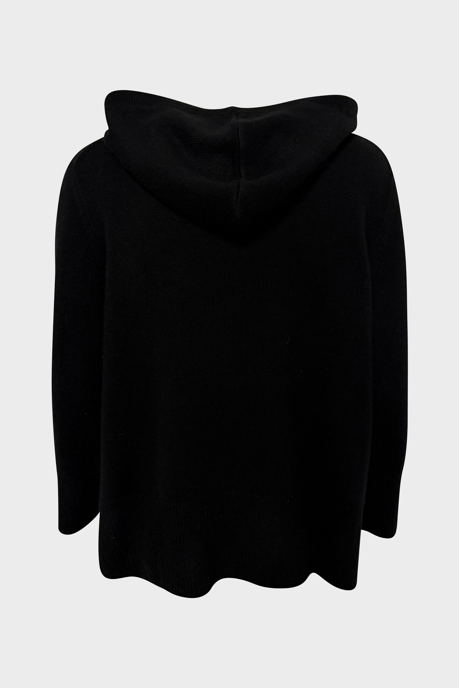 FLONA Oversize Cashmere Hoodie in Black