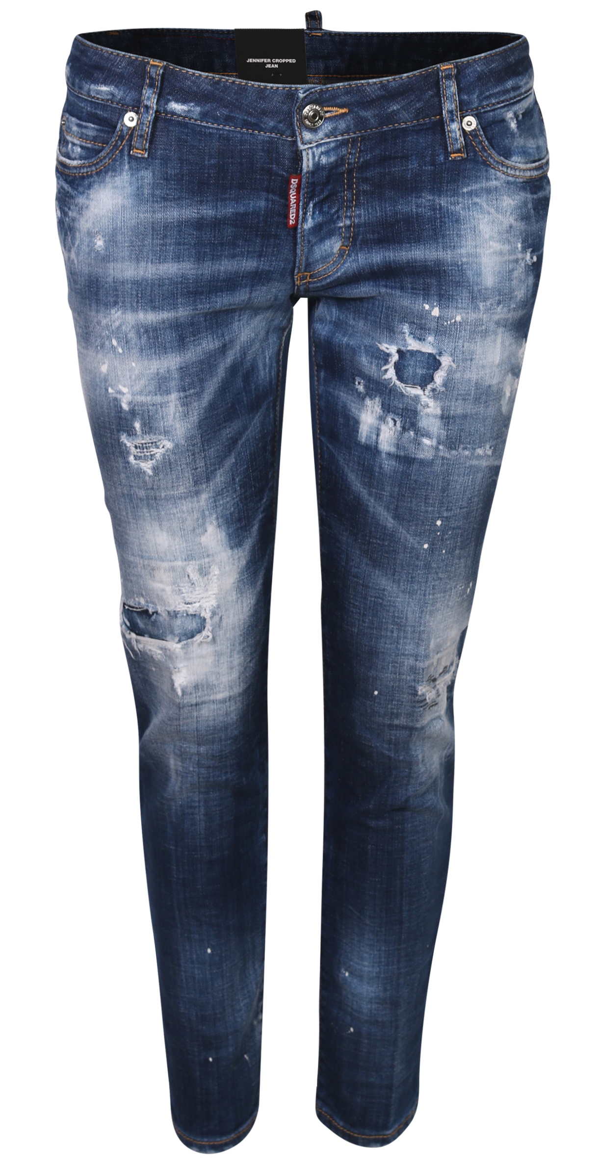 Dsquared Jeans Jennifer Cropped Blue Washed