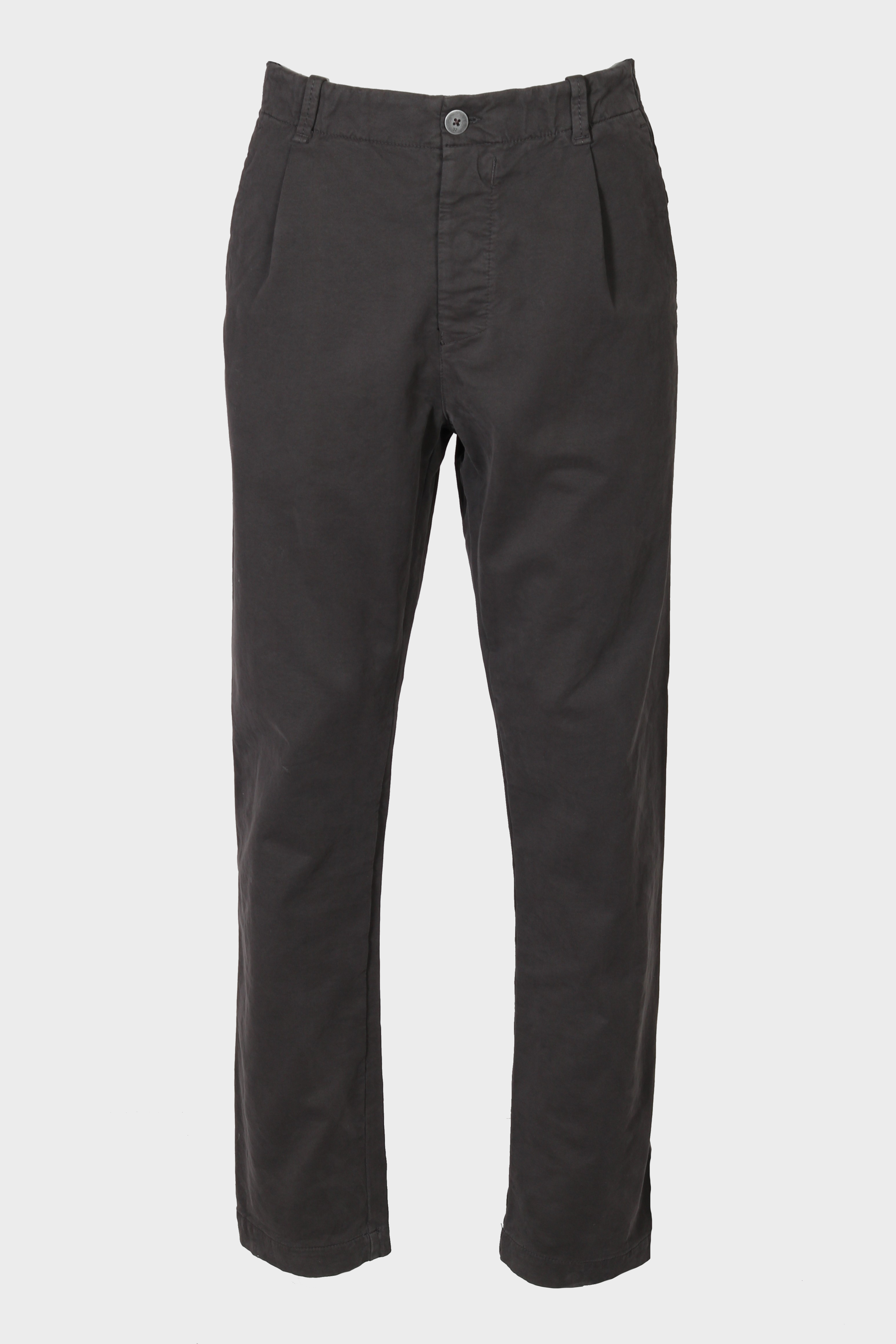 TRANSIT UOMO Cotton Stretch Pant in Brown