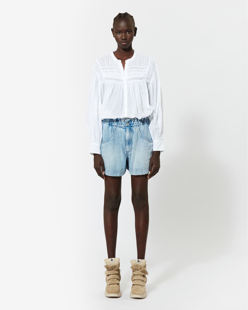 ISABEL MARANT ÉTOILE Titea Shorts in Light Blue FR36 / DE34