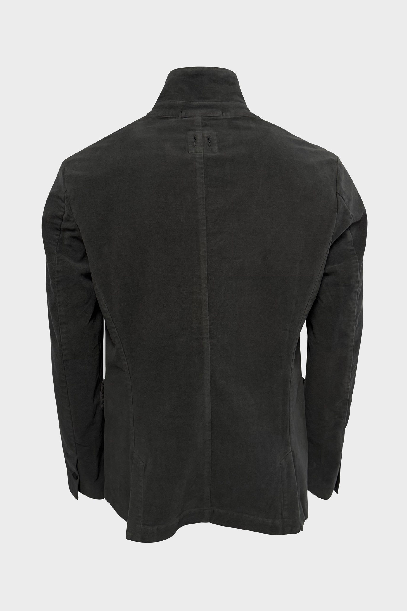 HANNES ROETHER Velvet Jacket in Grey