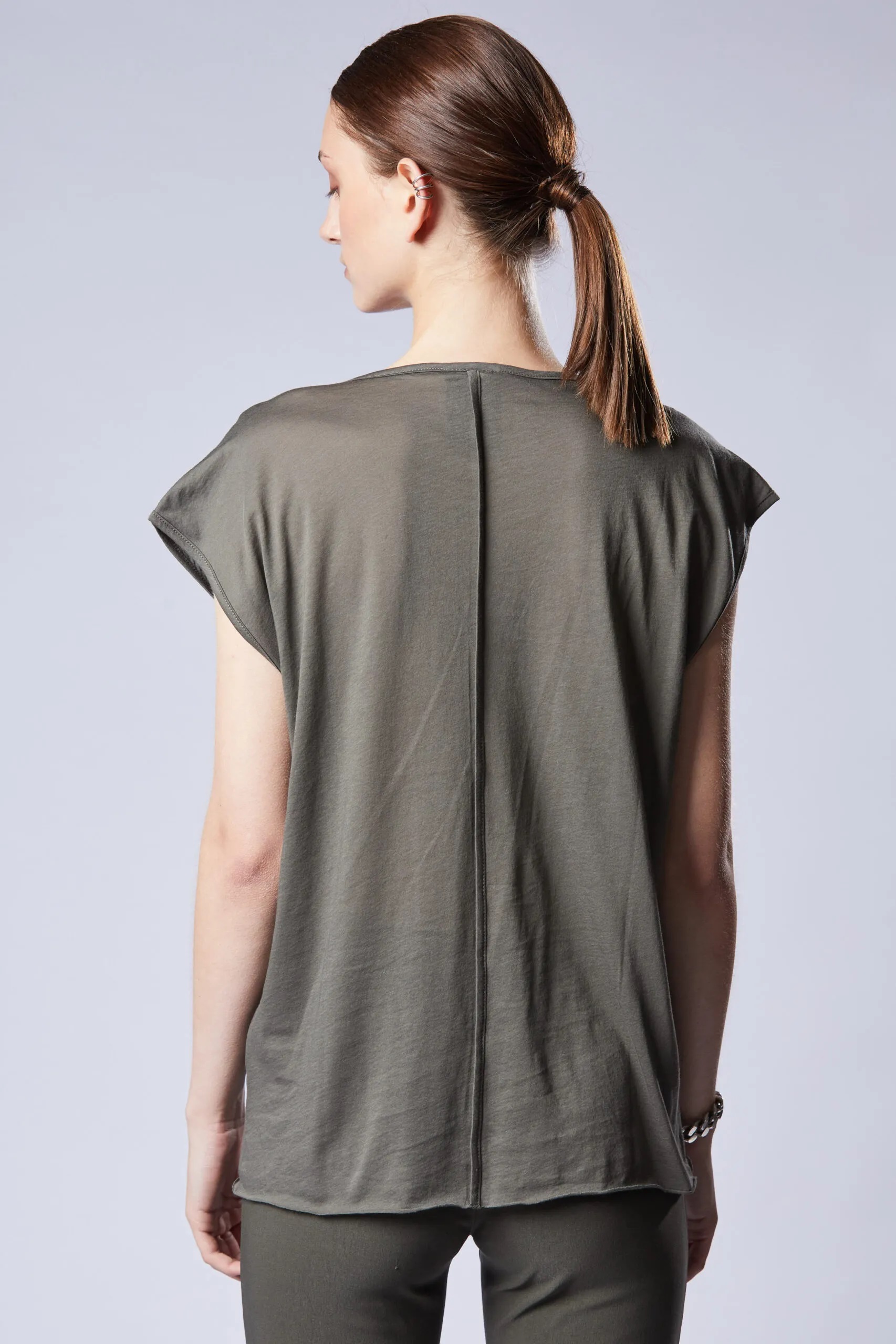 THOM KROM T-Shirt in Ivy Green XS