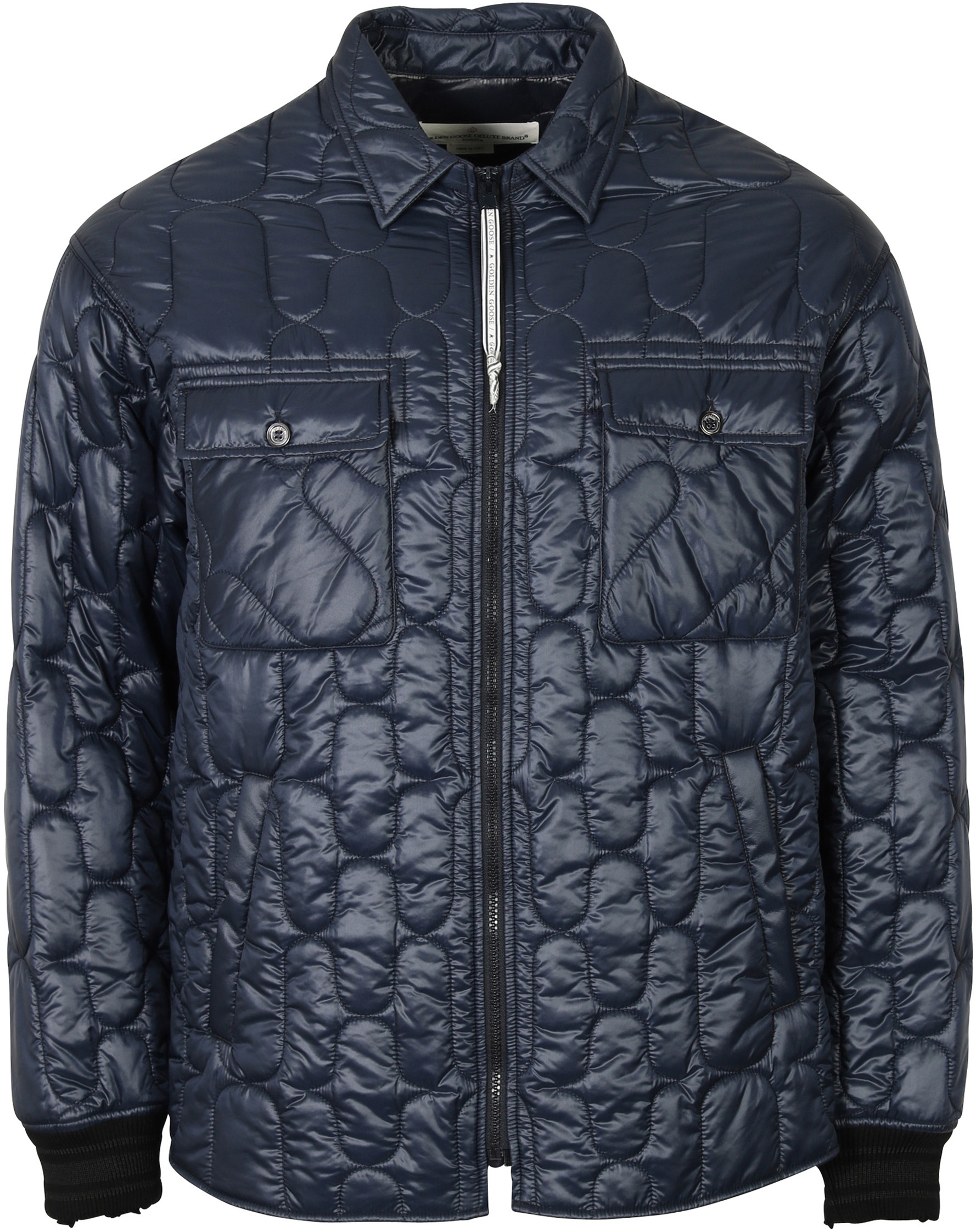 Golden Goose Jacket Quilted Navy