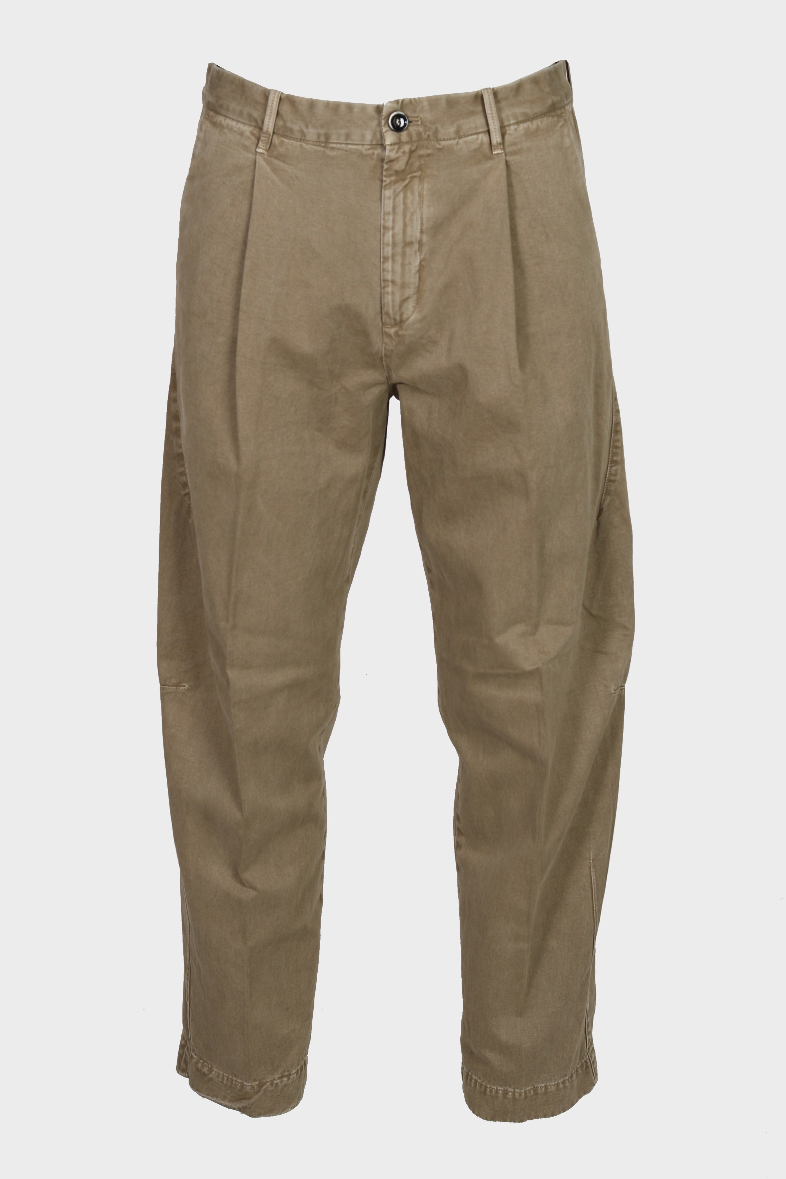 NINE:INTHE:MORNING Giulio Barrel Fit Pant in Washed Olive