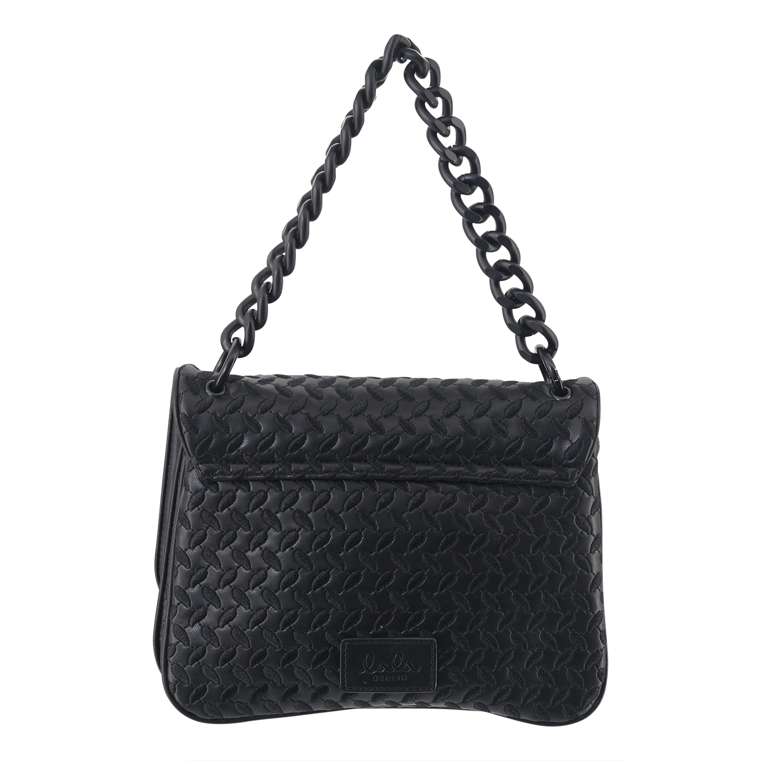 Lala Berlin Handbag Lucy Kufiya Black Embroidery