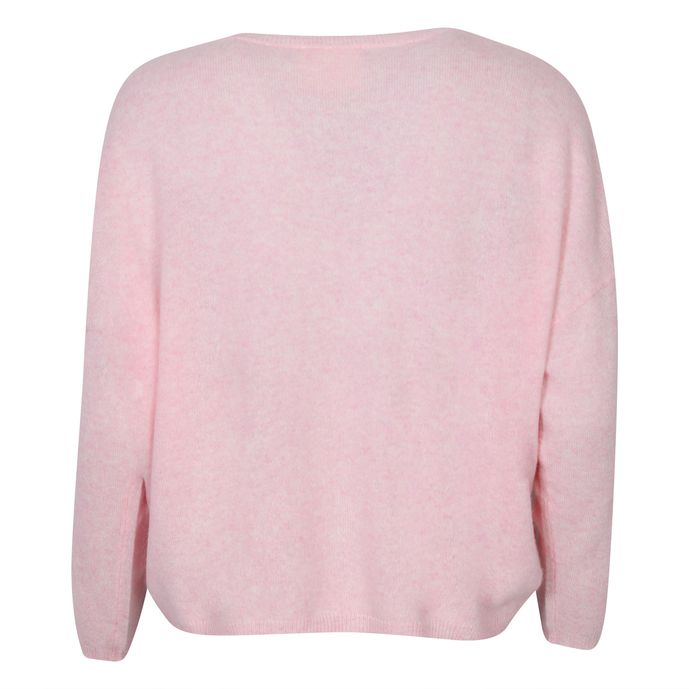 Absolut Cashmere Oversized Sweater Light Pink Melange
