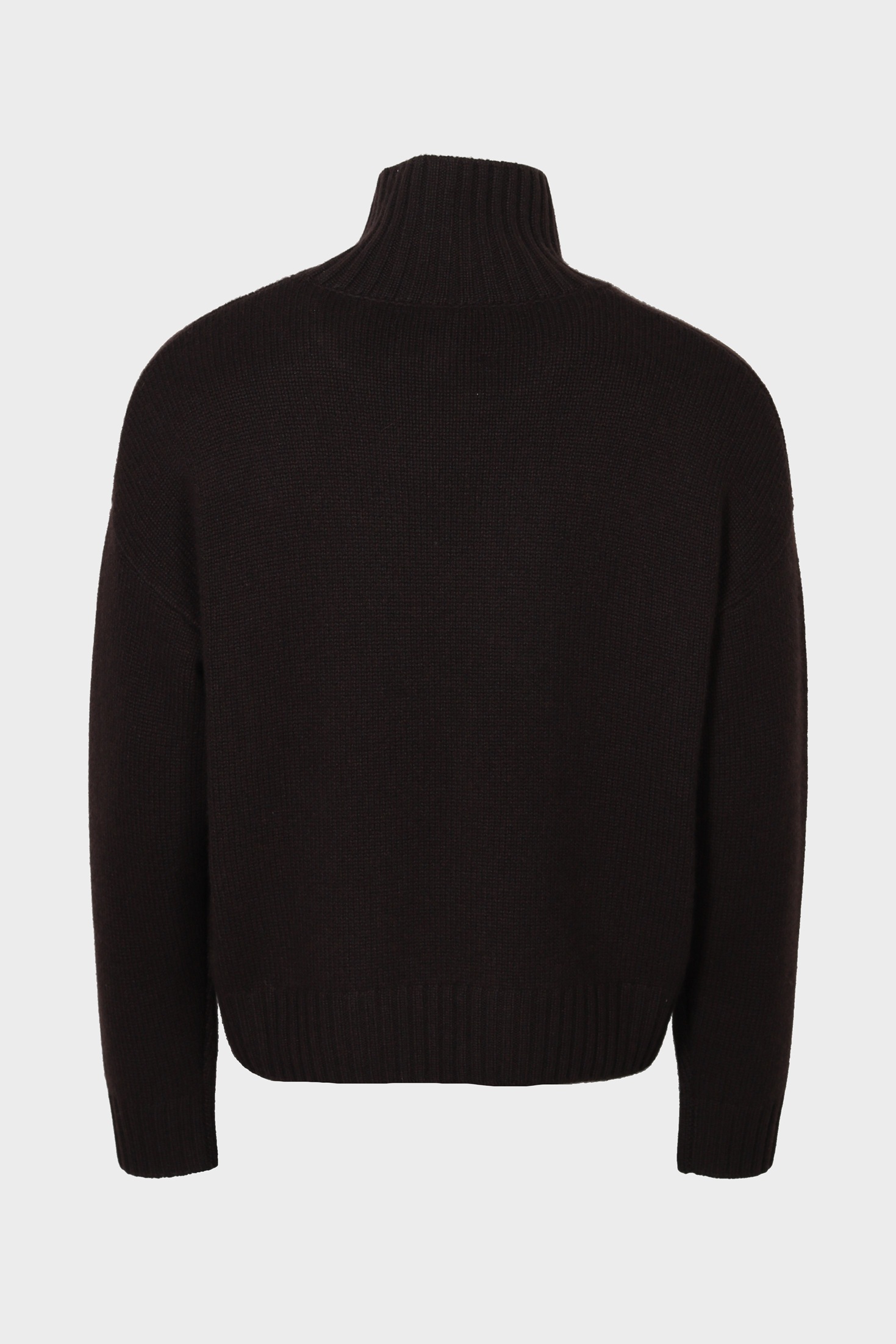 LISA YANG Olai Turtle Neck Sweater in Dark Oak