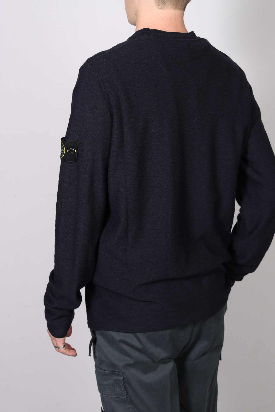 STONE ISLAND Knit Pullover in Navy Blue 2XL