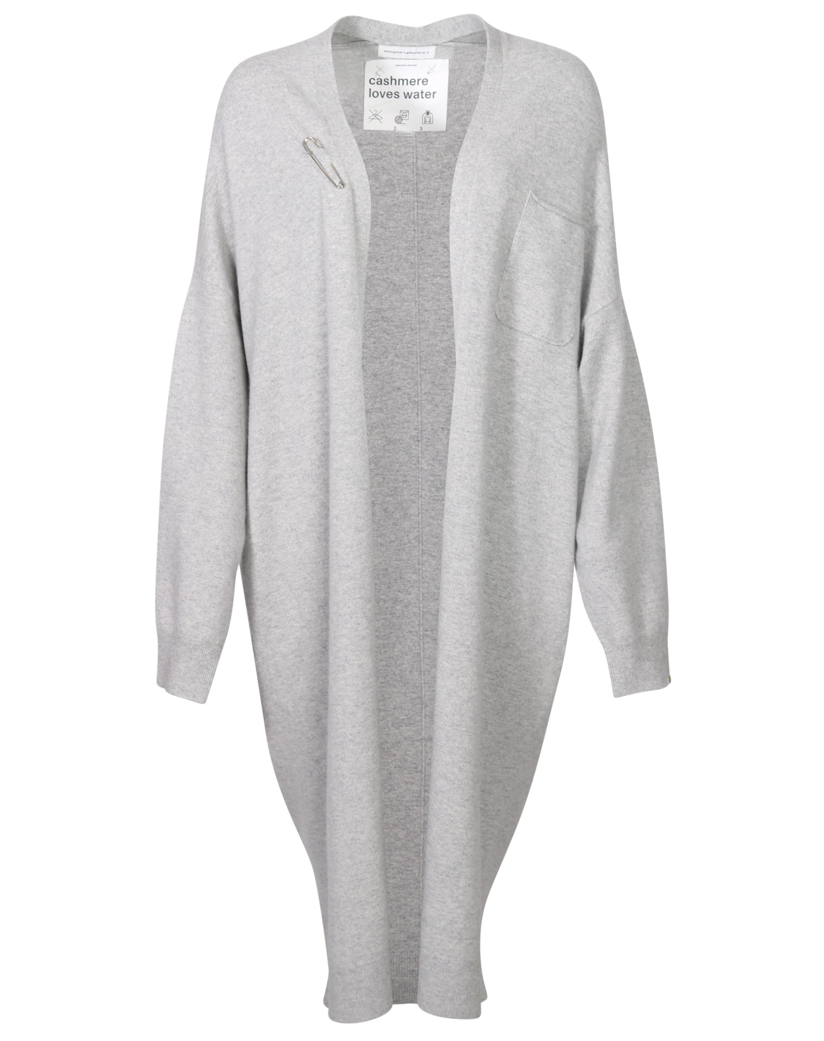 EXTREME CASHMERE Koto N°61 Cardigan in Grey