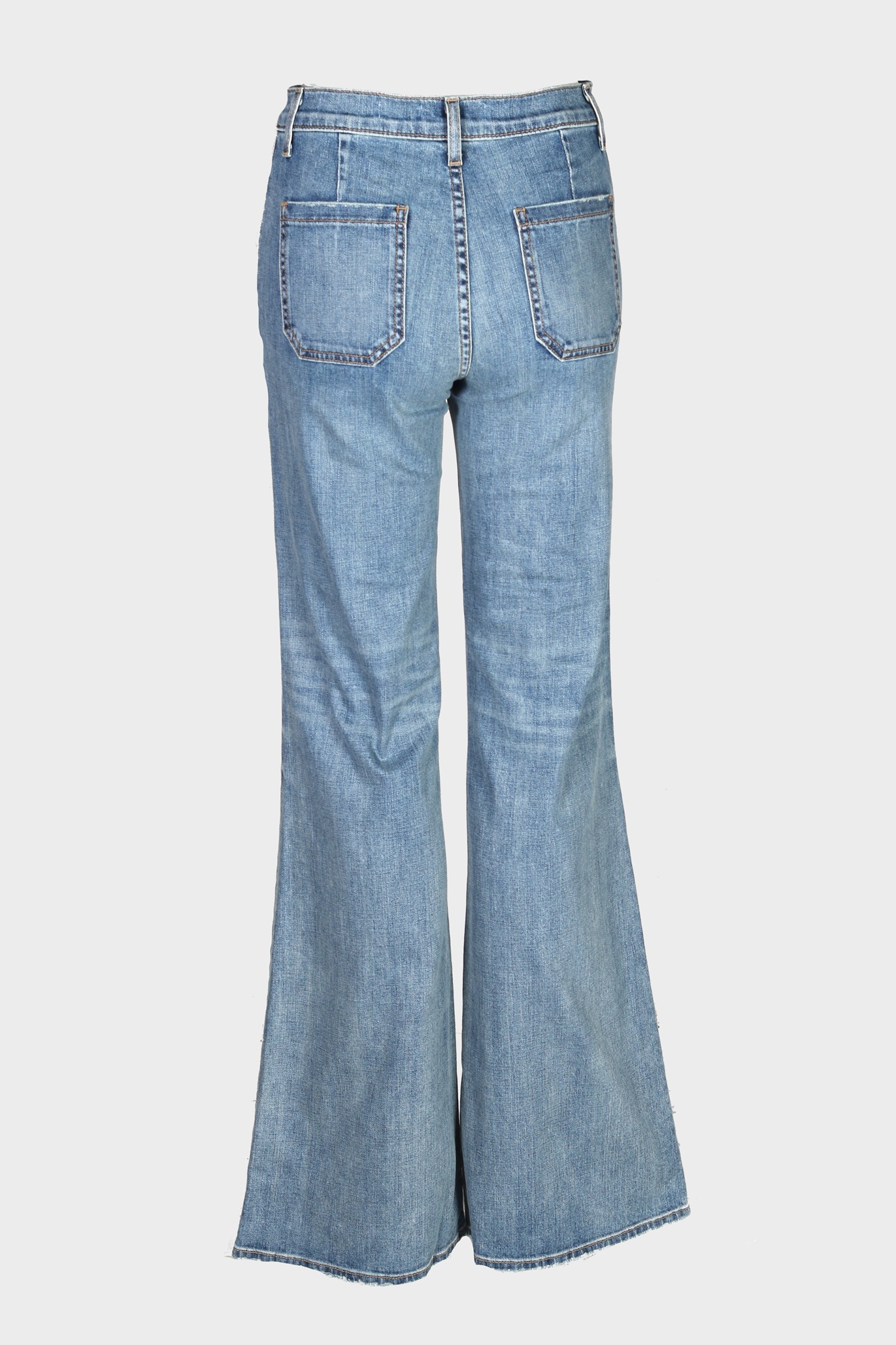 NILI LOTAN Florence Flare Leg Jeans in Summer Wash