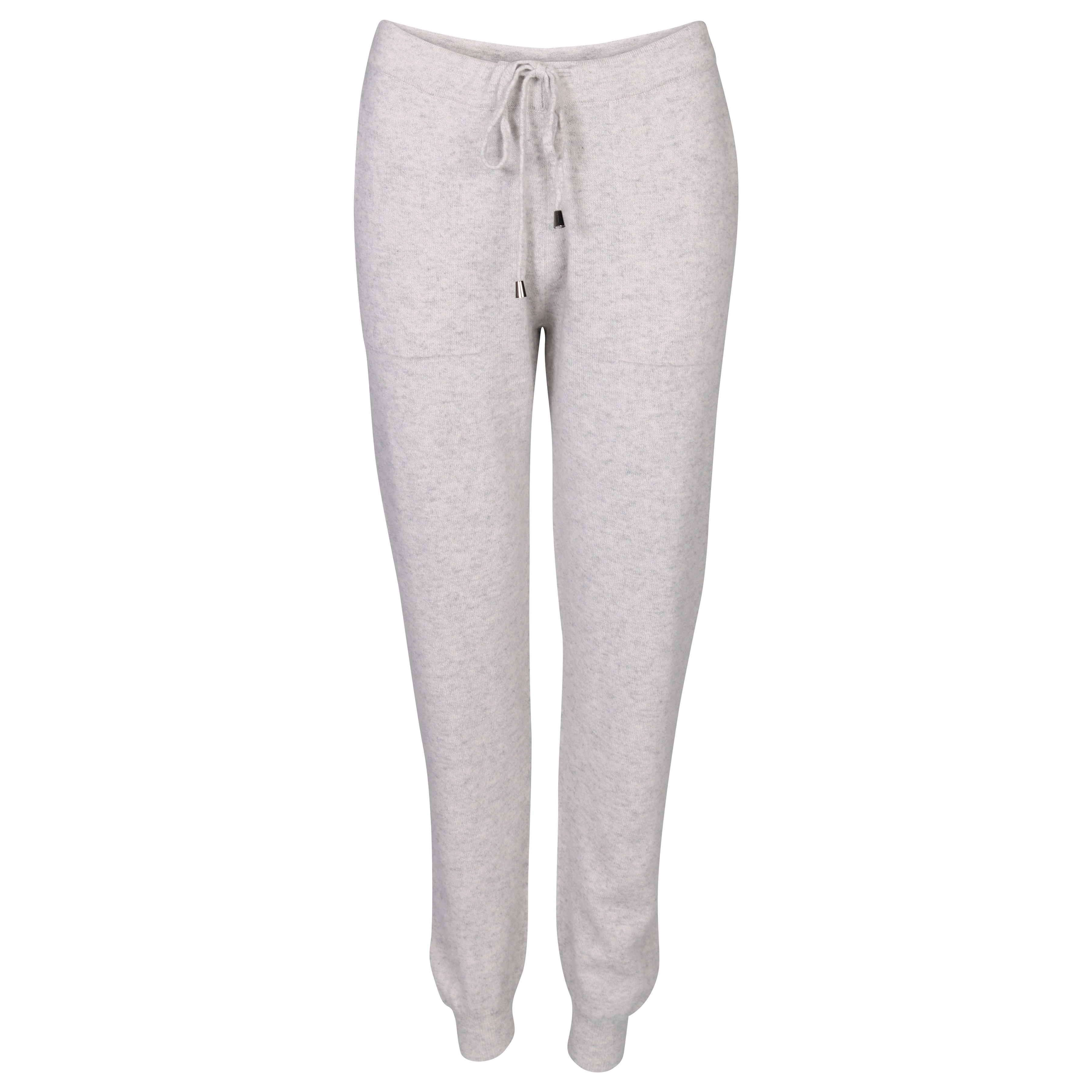 Flona Cashmere Jogger Pant in Light Grey