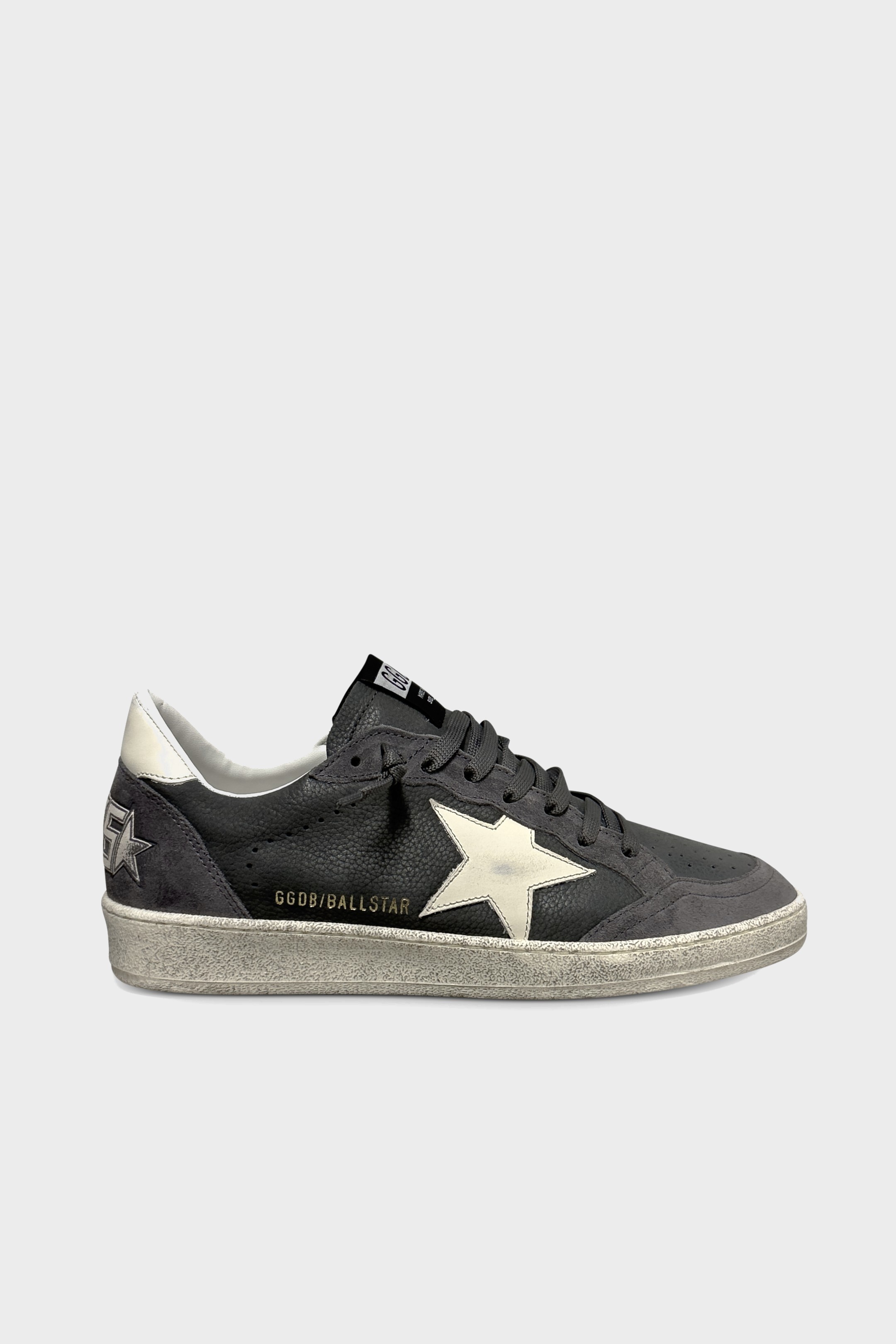 GOLDEN GOOSE Ballstar Grey Nubuk