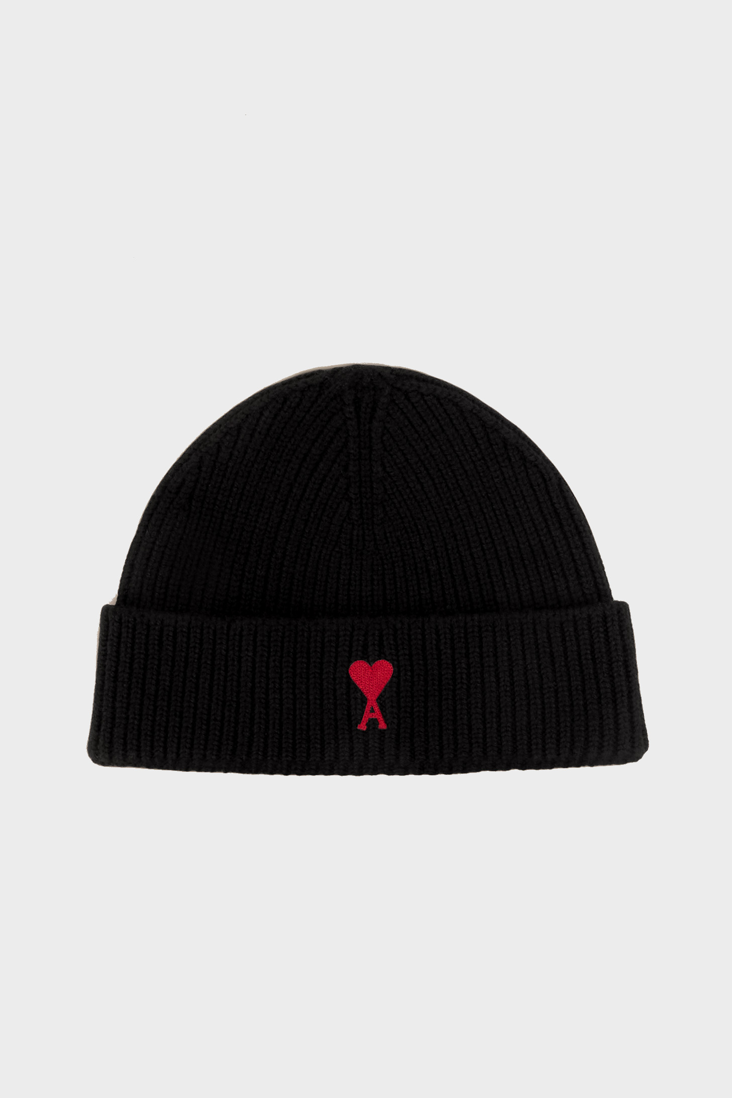 AMI PARIS de Coeur Beanie in Black