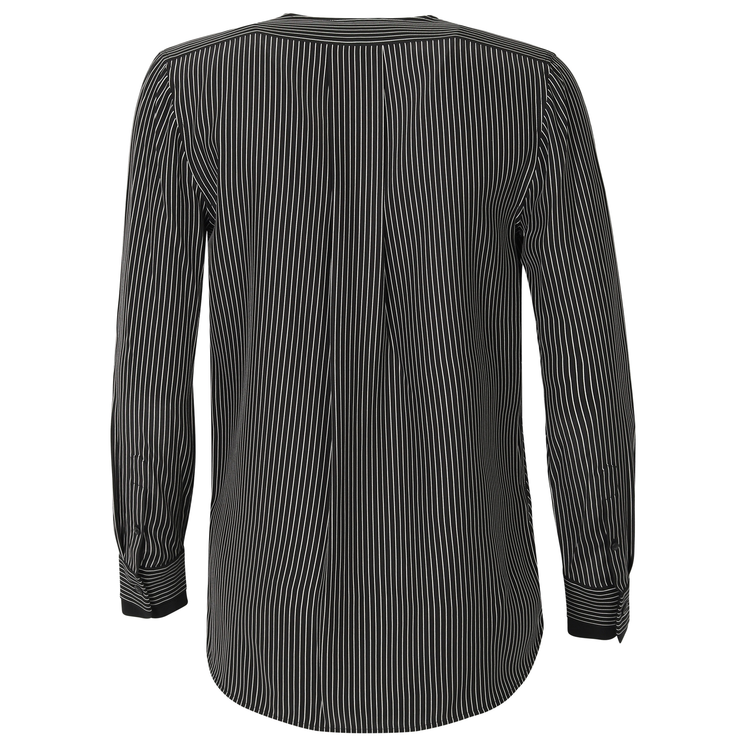 Rag & Bone Silk Blouse Victor Black/White M