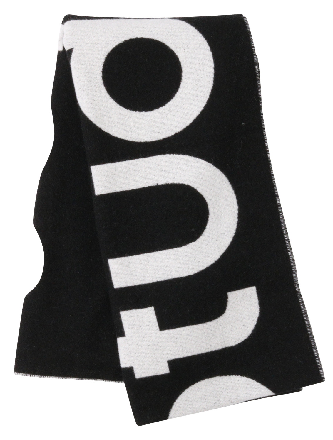 Acne Studios Scarf Toronty Logo Black/White