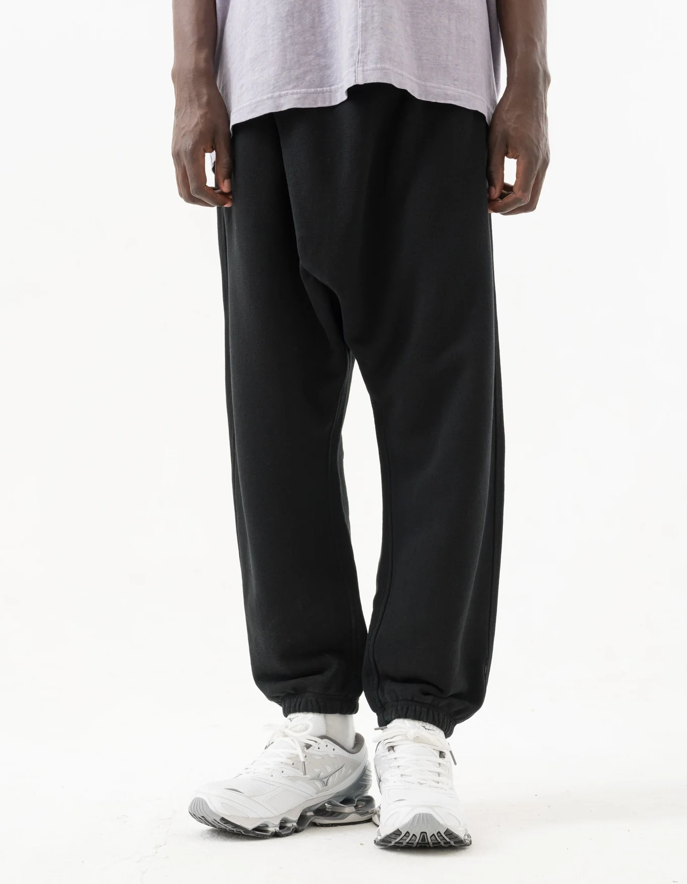 MAHARISHI 5232 Asym Low Hemp Sweatpant in Black XXL