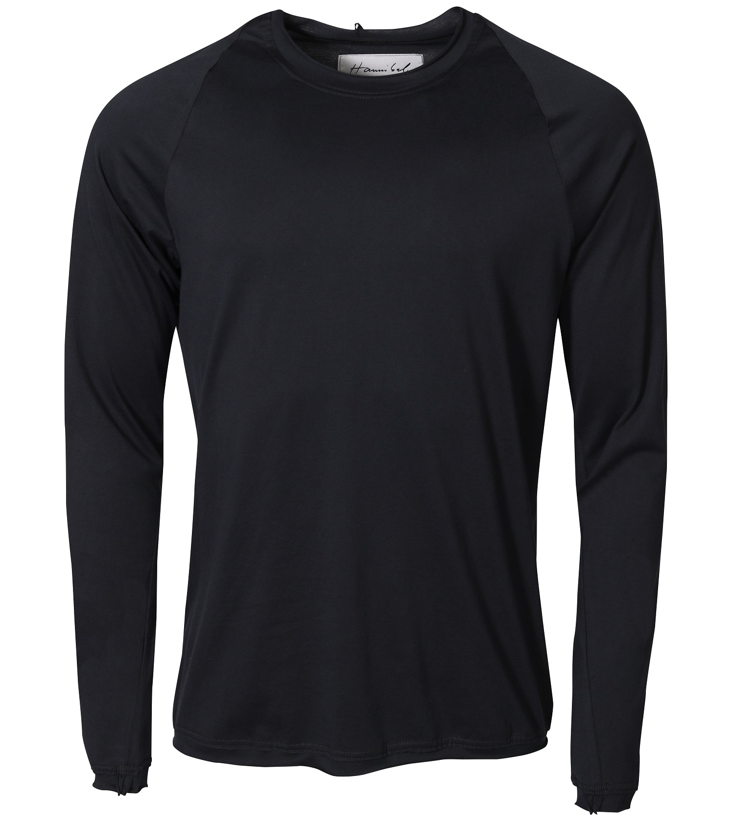 HANNIBAL. Longsleeve Aleks in Dry Black M