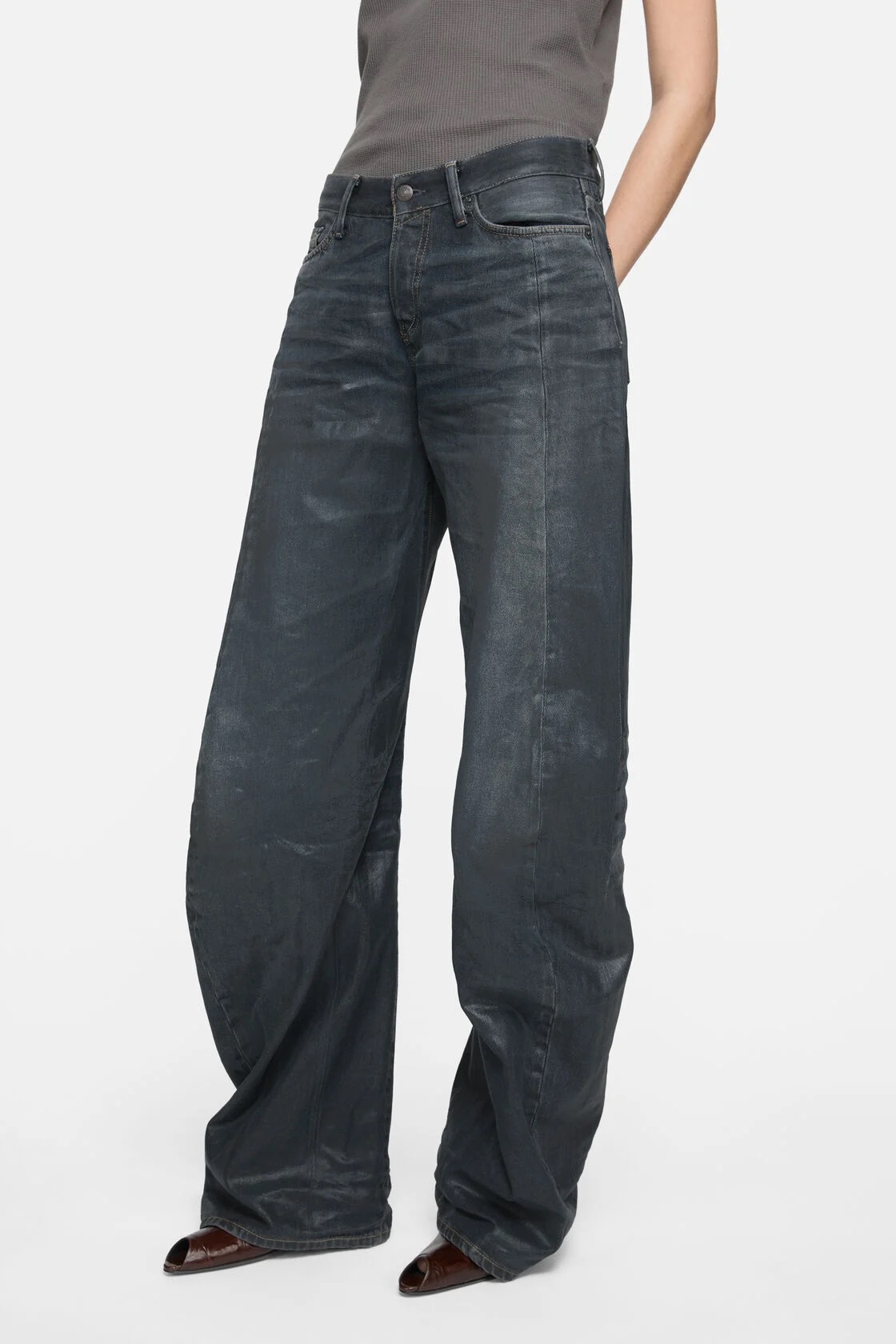 ACNE STUDIOS 2006F Glossy Jeans