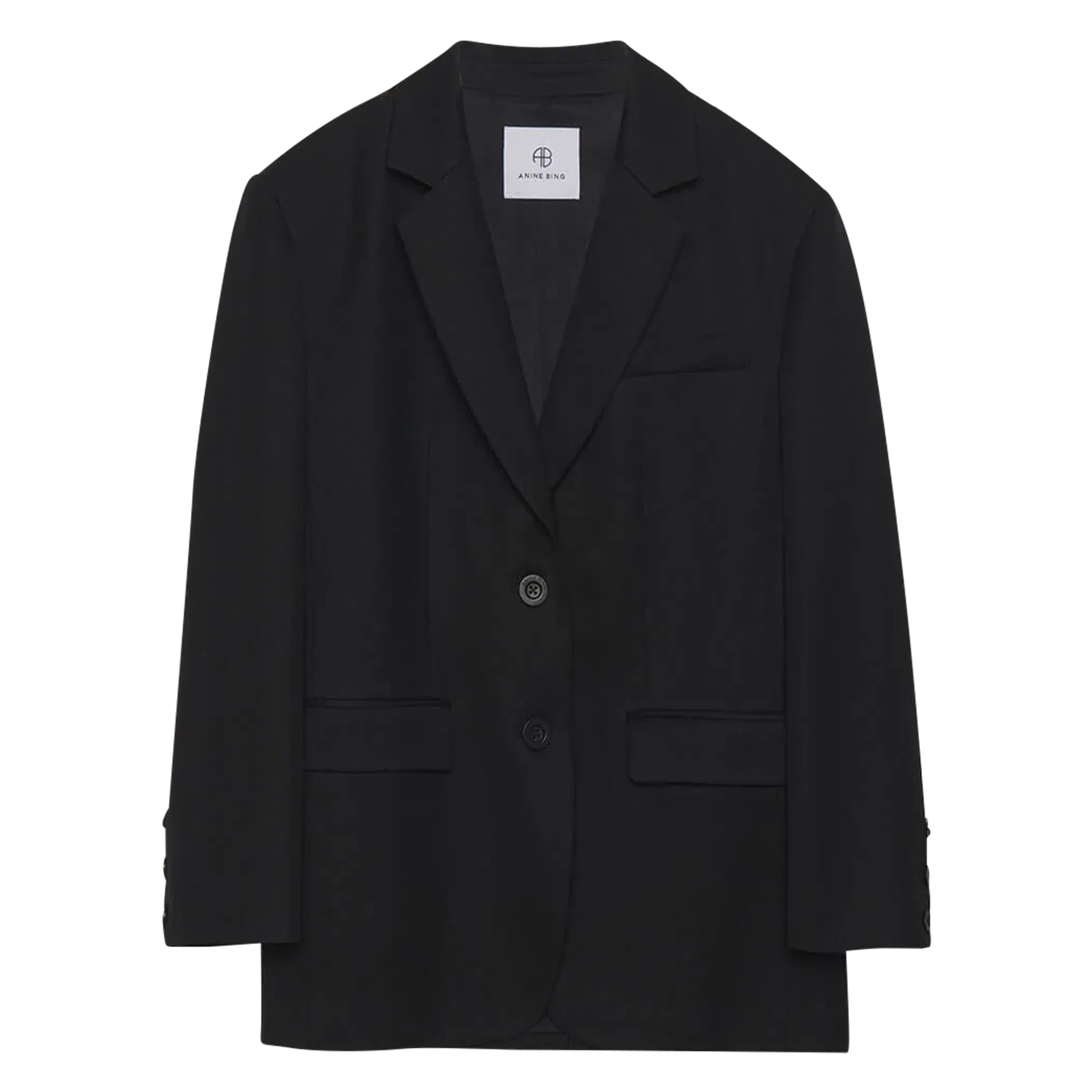 Anine Bing Classic Blazer in Black XS