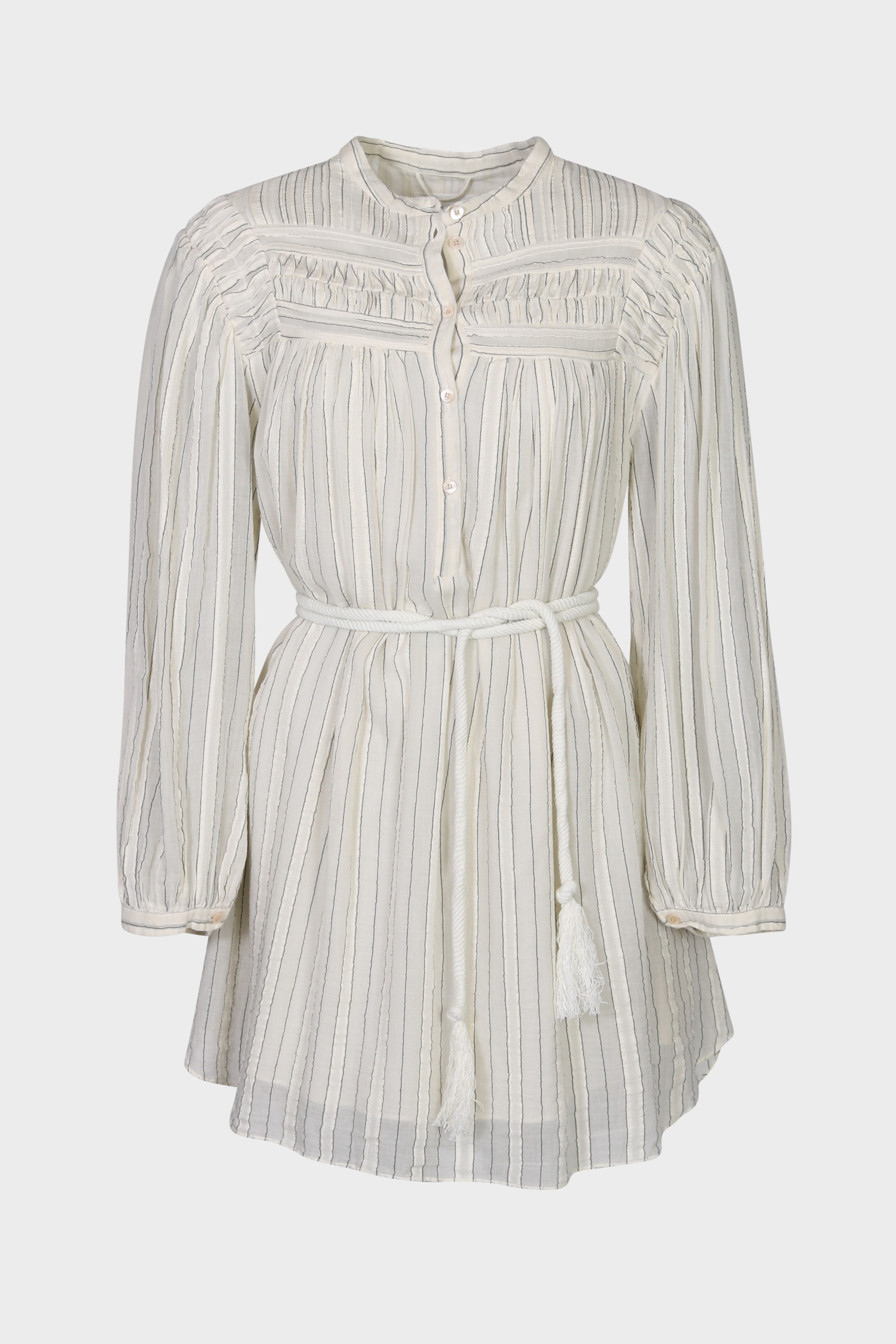 ISABEL MARANT ÉTOILE Leozi Dress in Ecru FR42 / DE40