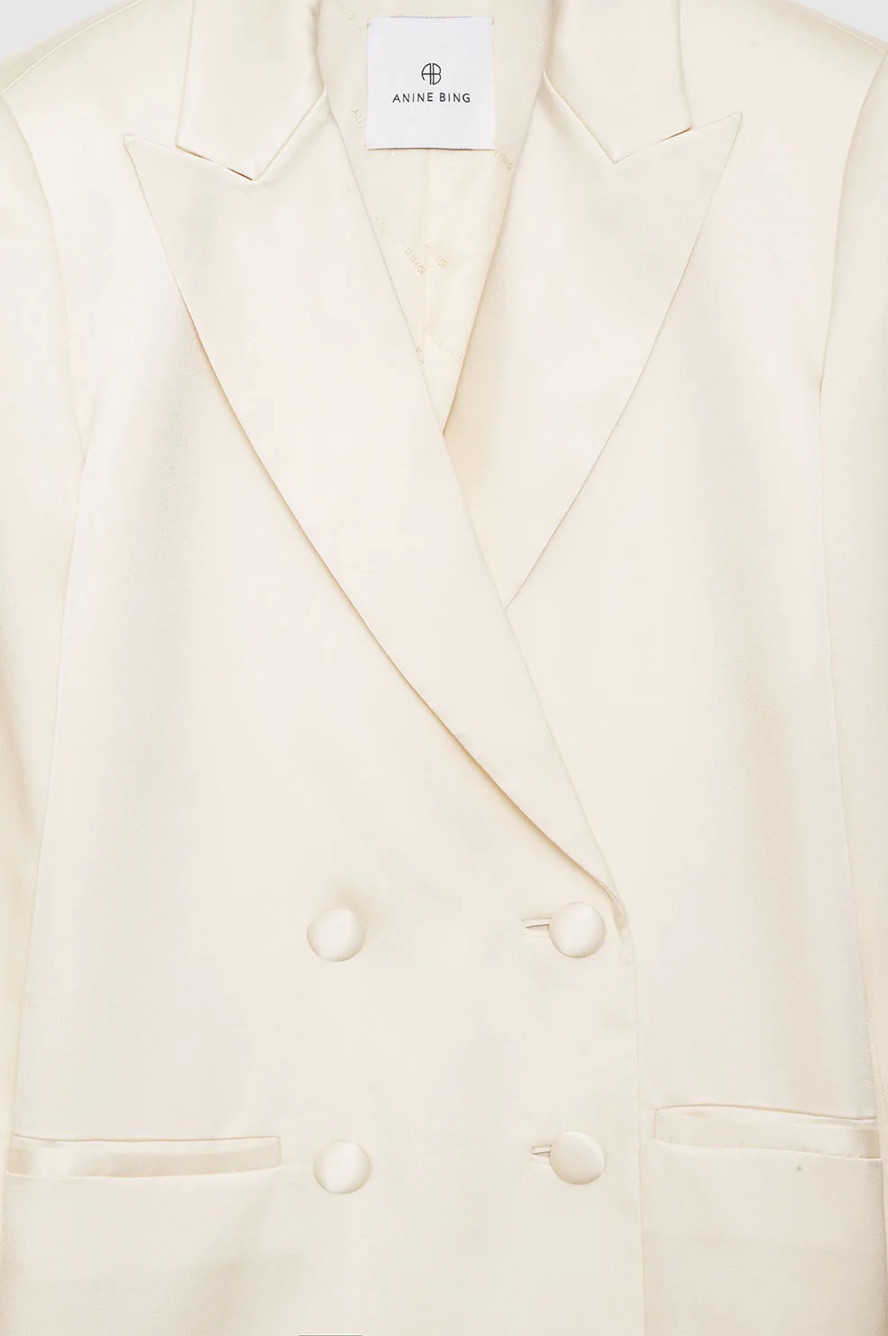 ANINE BING Quinn Blazer in Cream